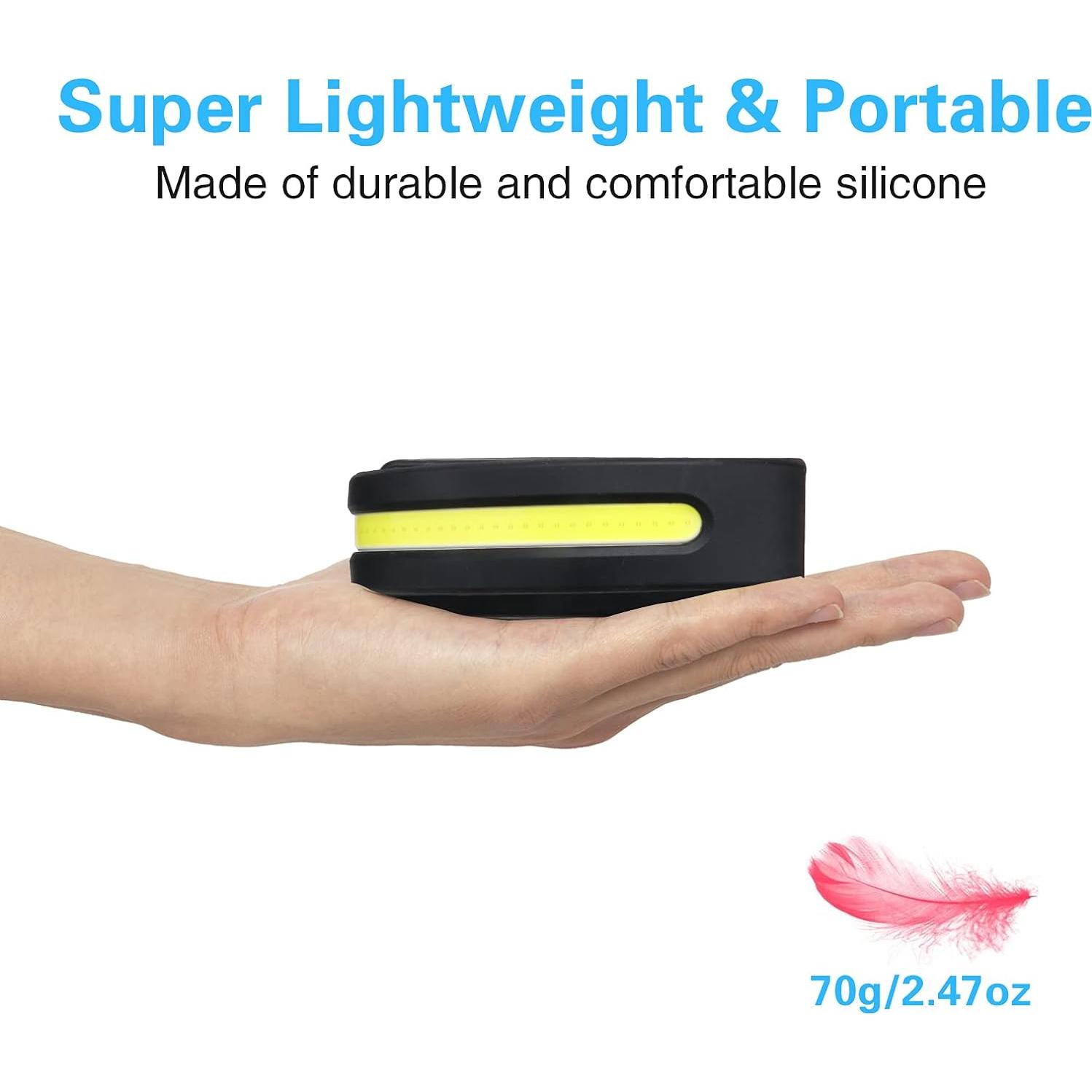 Linterna Frontal LED COSOOS 1000 Lúmenes Recargable 2 Unidades