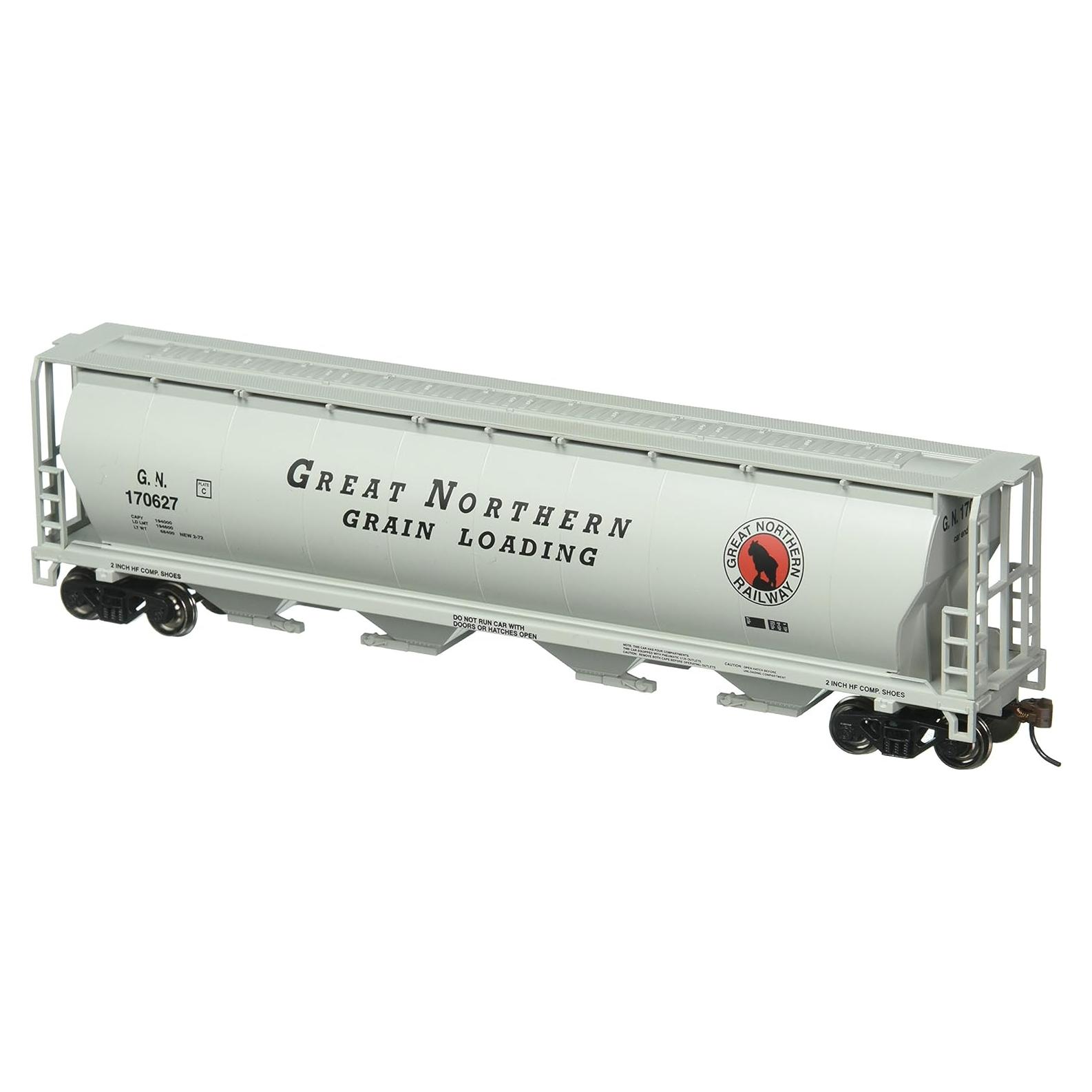 Vagón de Carga Cilíndrico de Grano Bachmann HO 4 Bahías