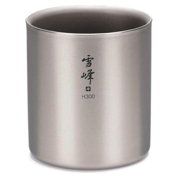 Taza Apilable de Titanio Snow Peak TW-122, 426.5 ml, Ultraligera