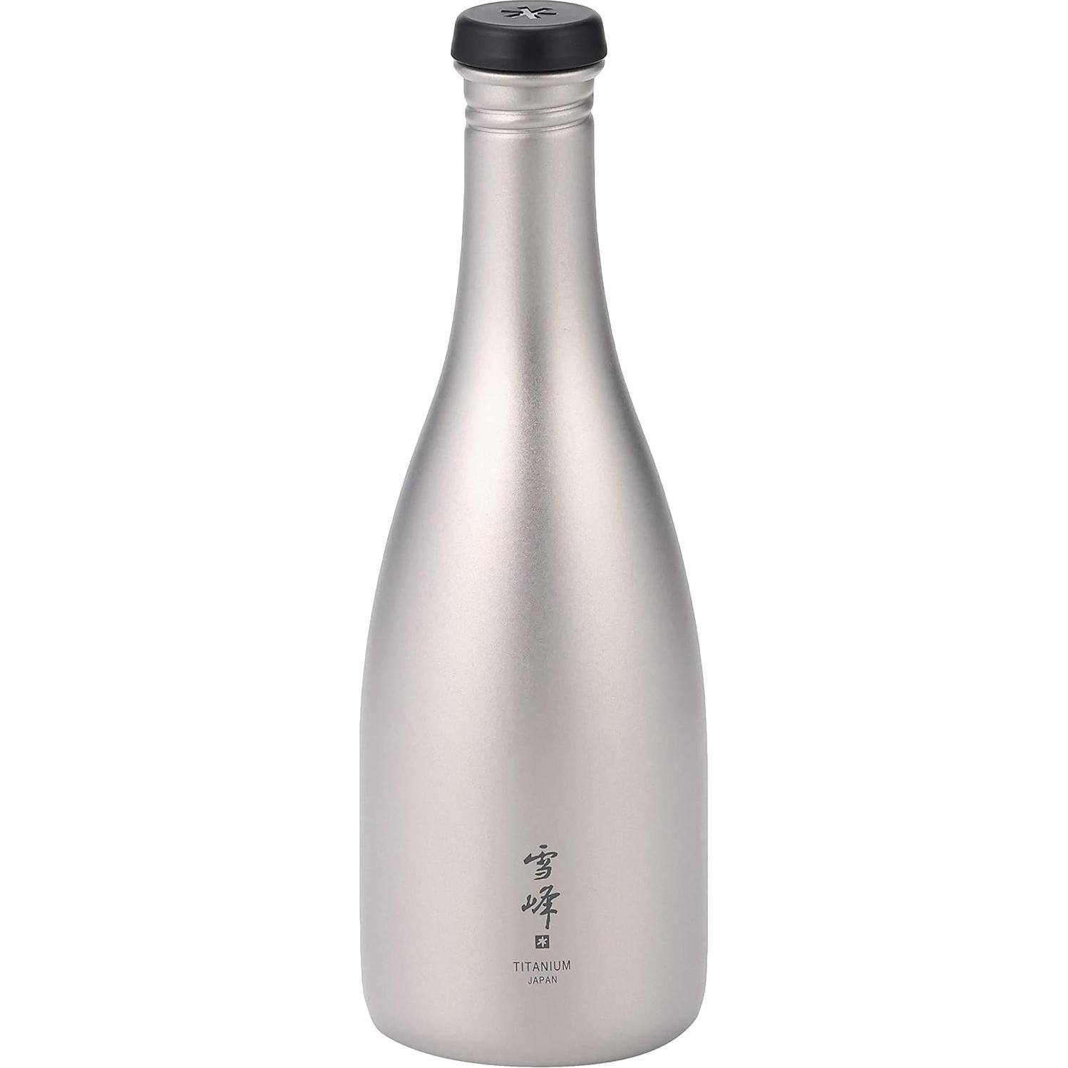 Botella de Sake de Titanio Snow Peak 0.51L Redonda