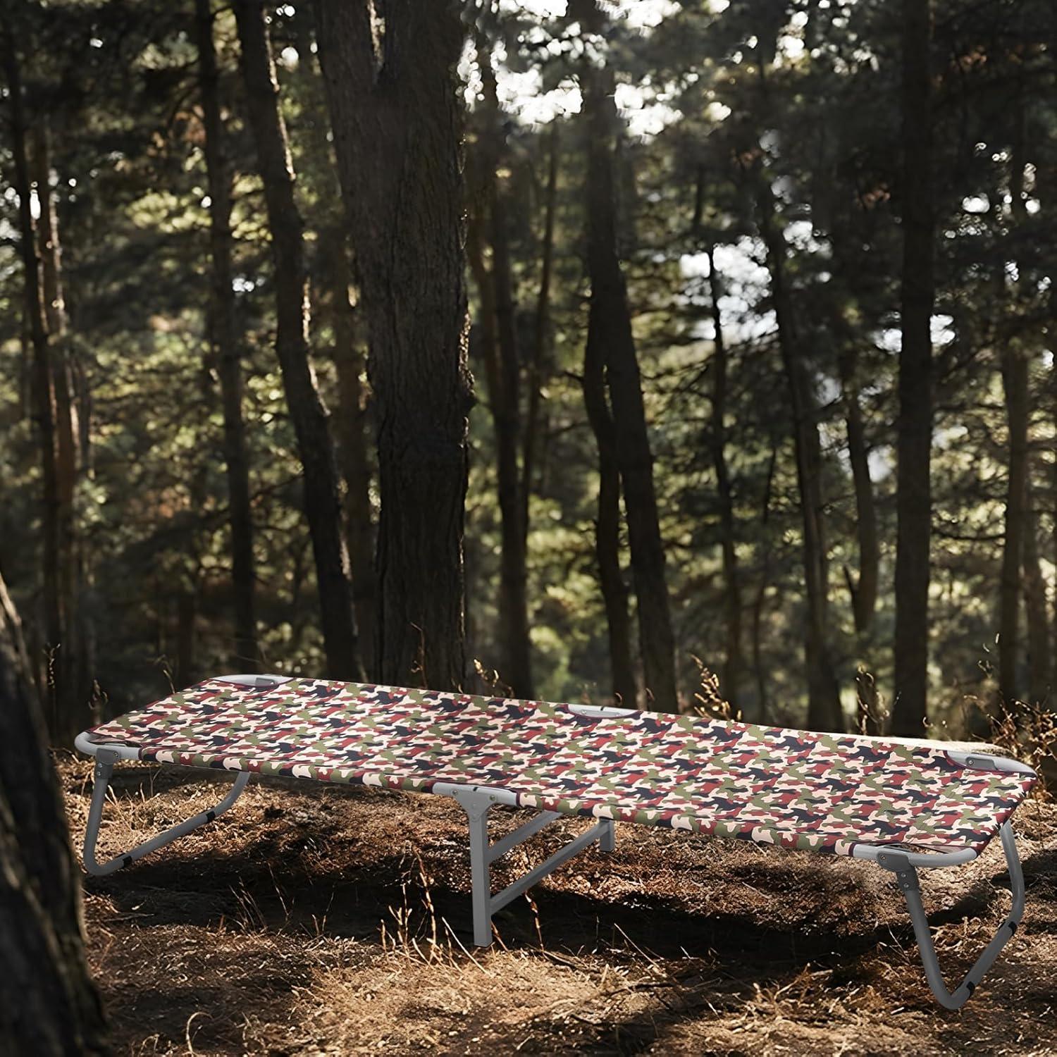 Cama Plegable Ligera MoNiBloom A41-COT-001-CAMO 88.5 kg