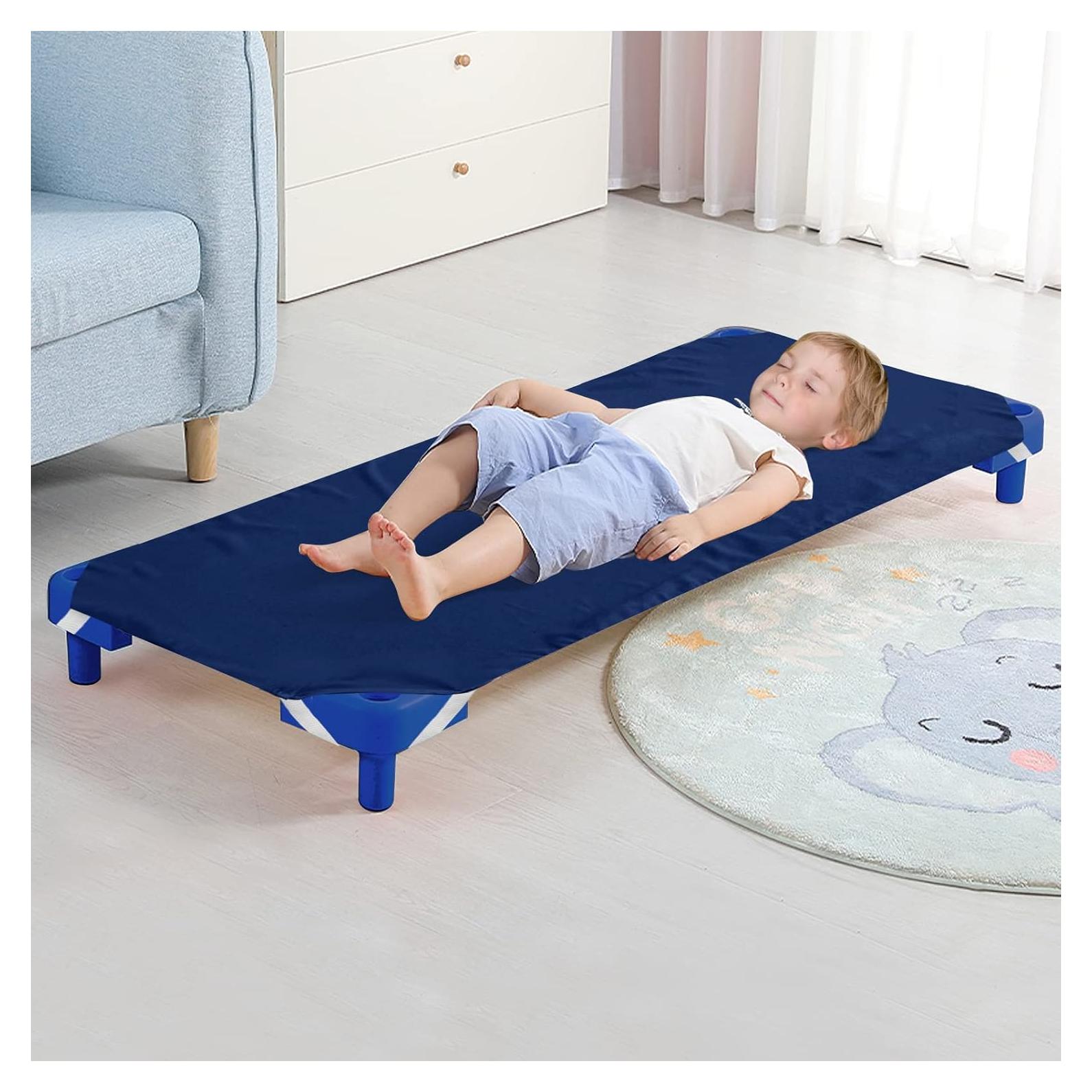 Sábana de Cuna Biloban Microfibra Azul Marino 58x130 cm