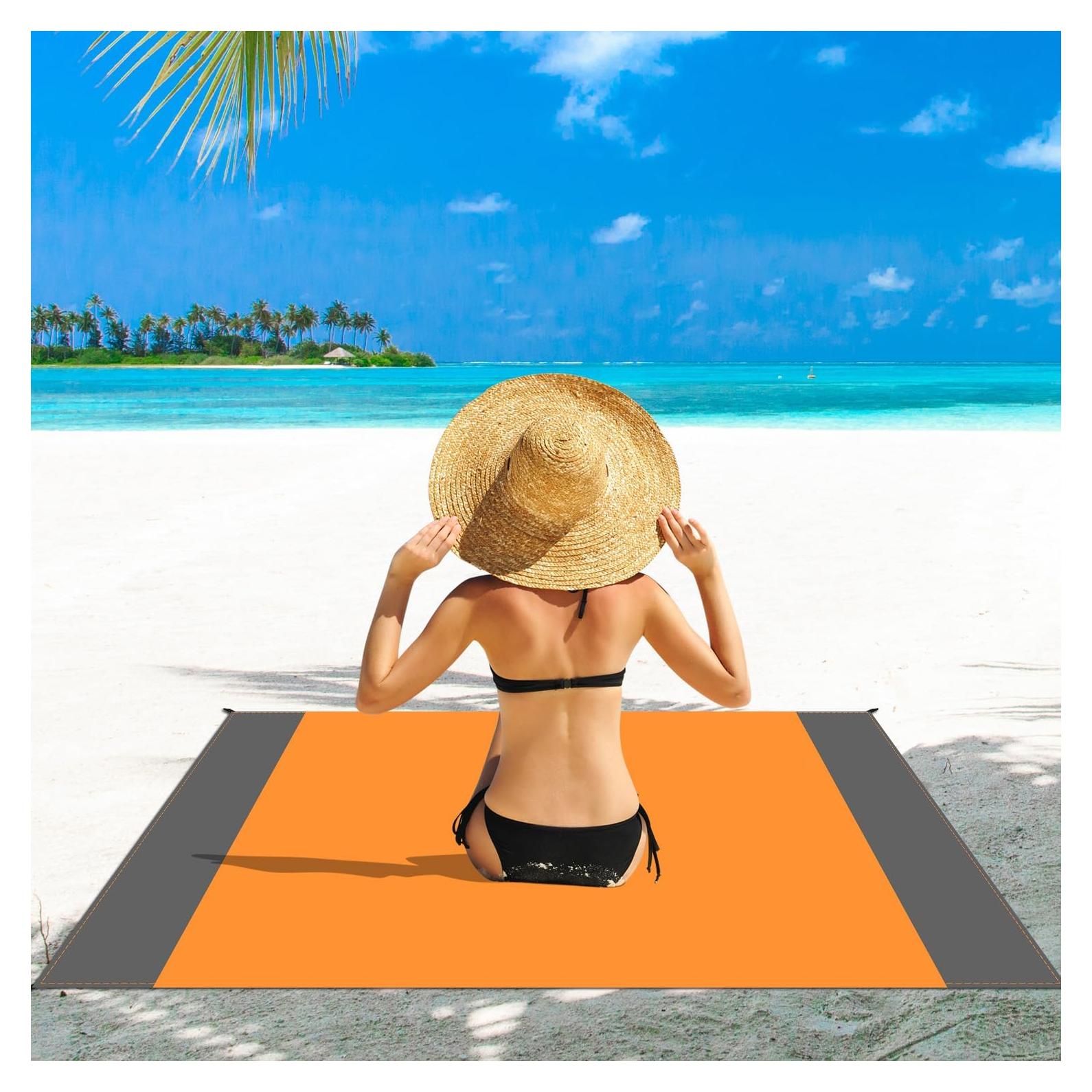 Lona de Camping Wind Tour Impermeable 140x199 cm Naranja