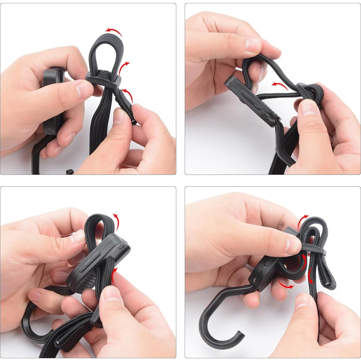 Cuerdas Elásticas Ajustables XSTRAP STANDARD 4PCS 101.6 cm