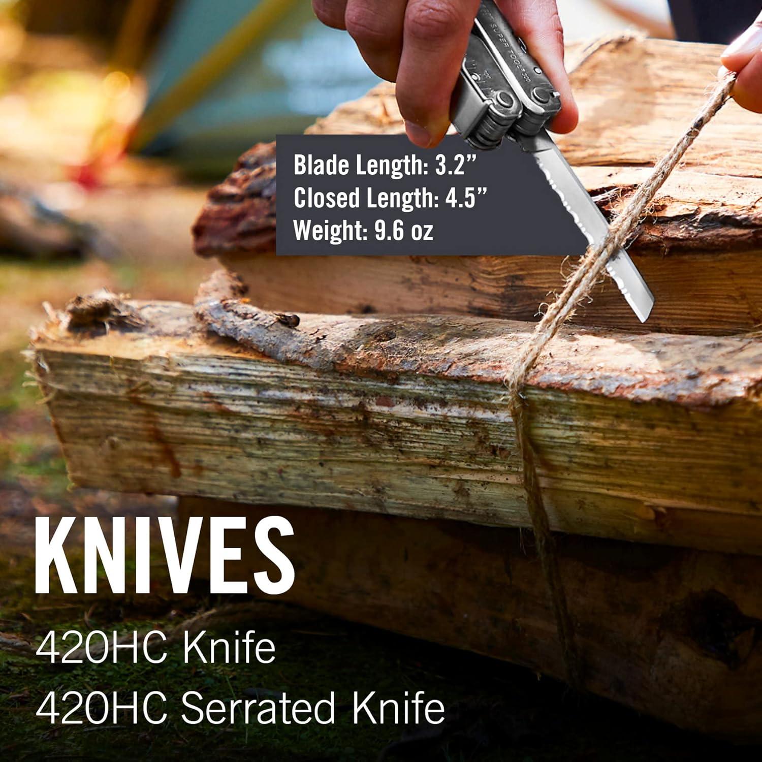 Multiherramienta Leatherman Super Tool 300 - 19 Herramientas, Acero Inoxidable