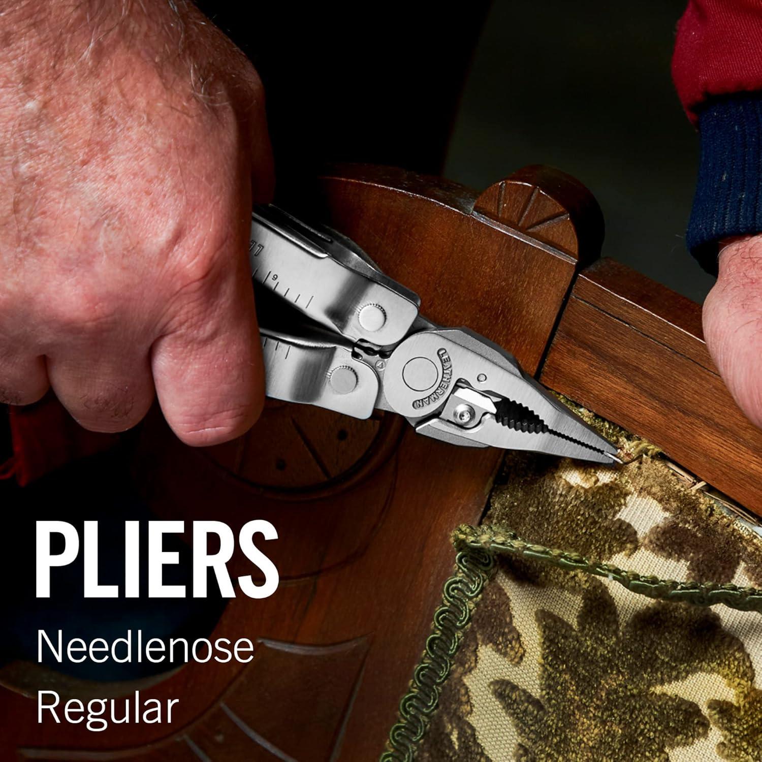 Multiherramienta Leatherman Super Tool 300 - 19 Herramientas, Acero Inoxidable