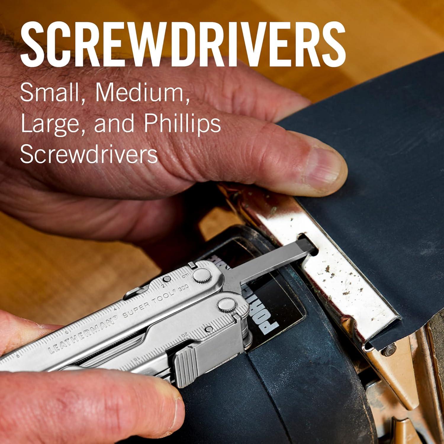 Multiherramienta Leatherman Super Tool 300 - 19 Herramientas, Acero Inoxidable