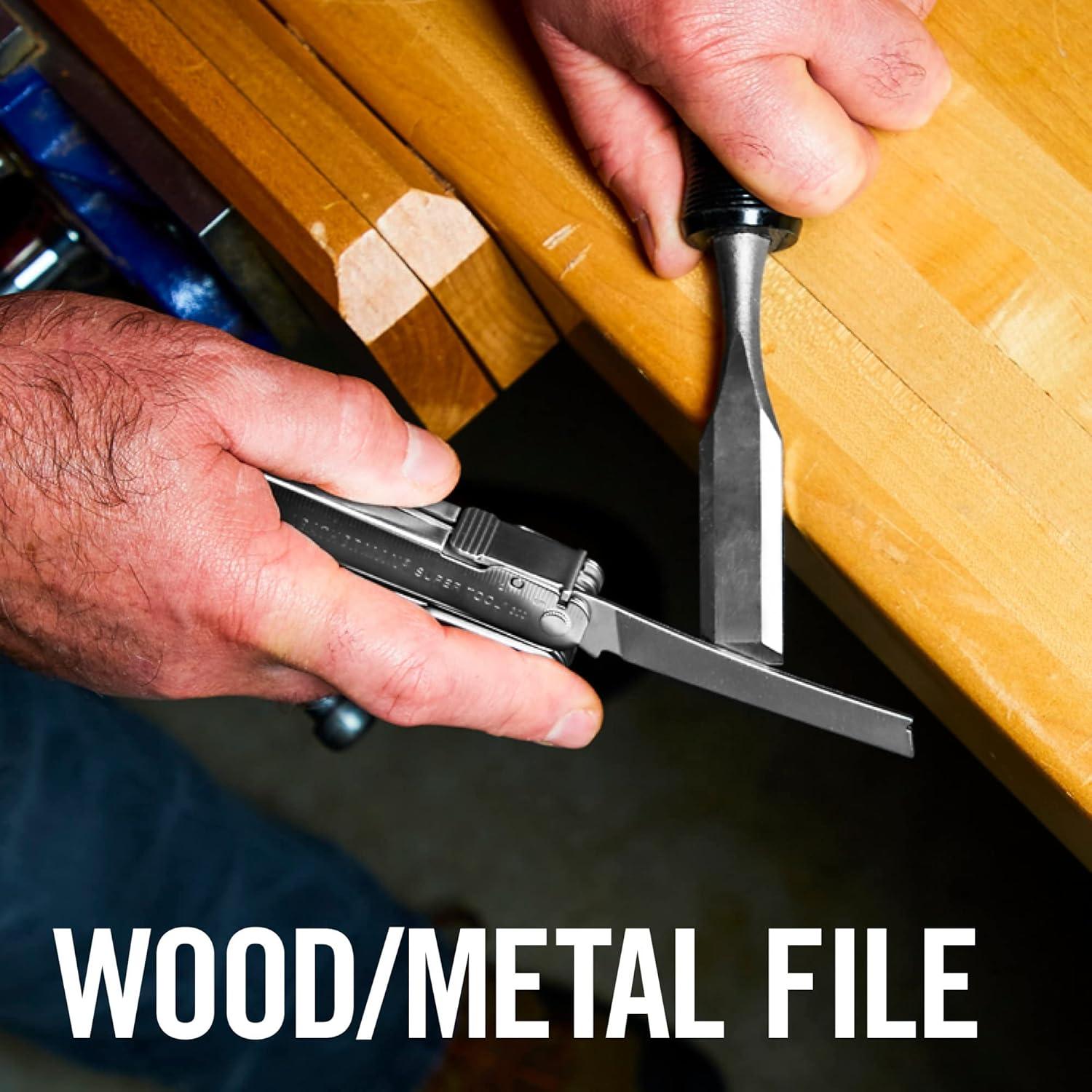 Multiherramienta Leatherman Super Tool 300 - 19 Herramientas, Acero Inoxidable