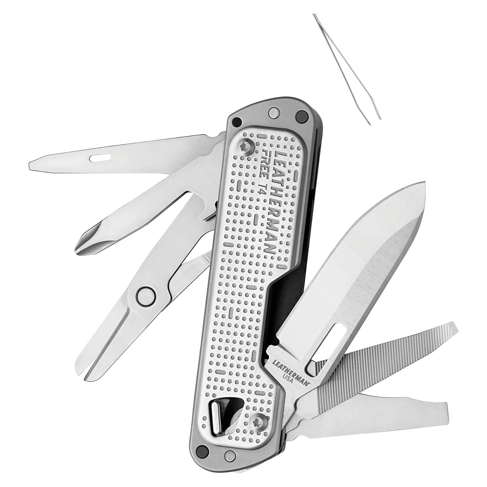 Multiherramienta LEATHERMAN FREE T4 12 en 1 Acero Inoxidable