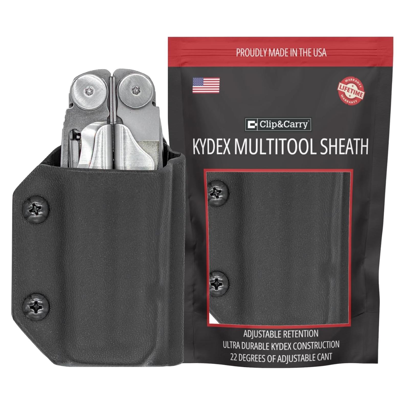 Funda Kydex Clip & Carry para Leatherman Wave - Negro