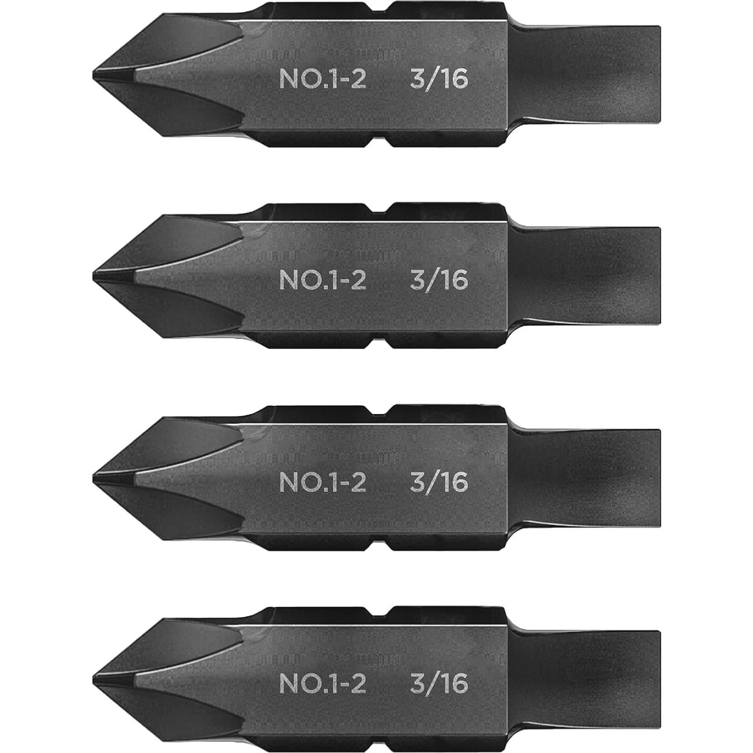 Paquete de 4 Puntas de Destornillador Leatherman Phillips/Plana