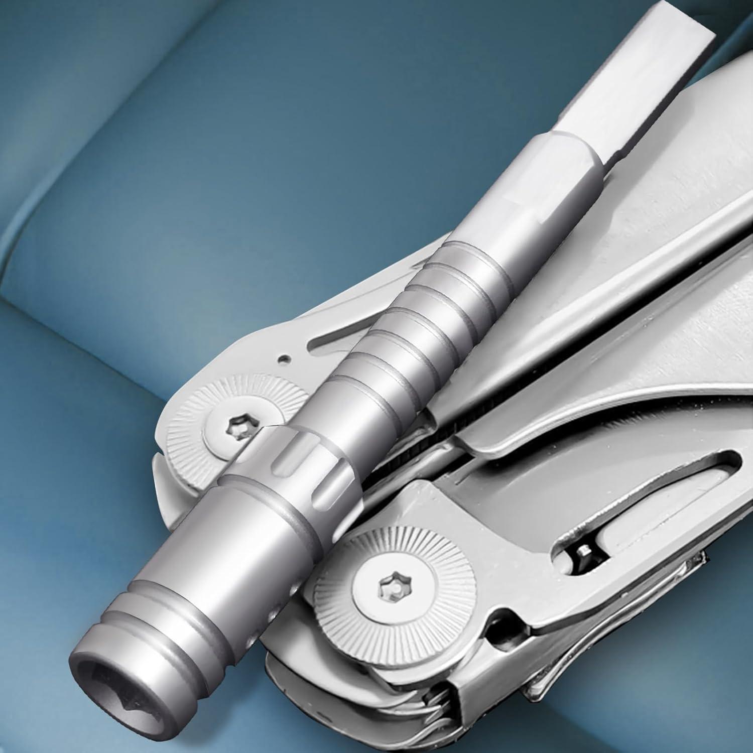 Extensor de Bits Plata JEINAPA para Multiherramientas Leatherman