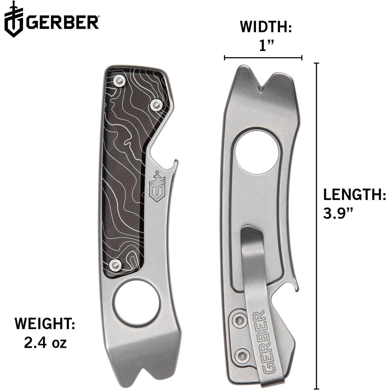 Multi-Herramienta Gerber G4146 Chonk 10.16 cm Aluminio Negro