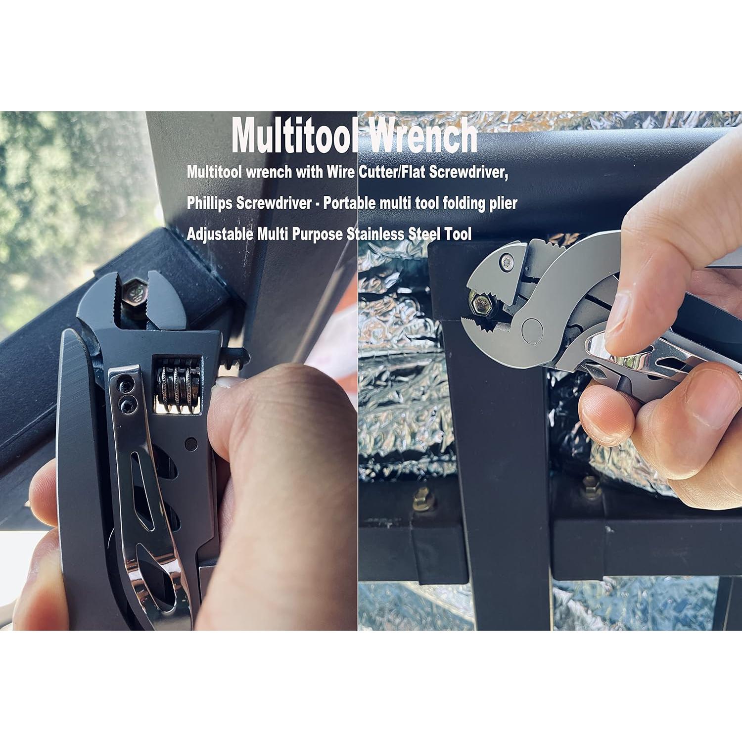 Llave Multiherramienta ZOVEDAIUG 7 en 1 Plegable Acero Inoxidable