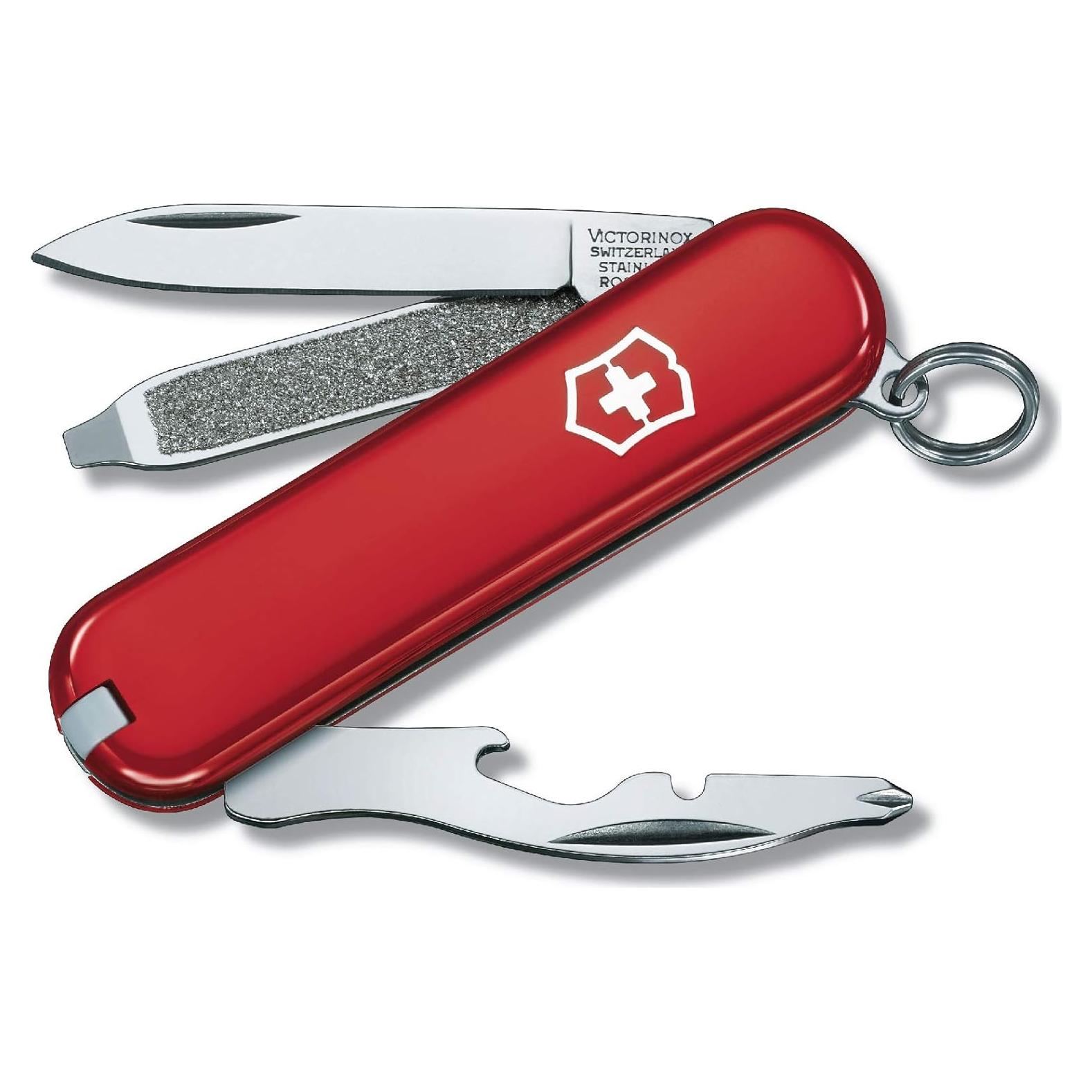 Cuchillo Suizo Victorinox Rally 58mm 9 Funciones Rojo