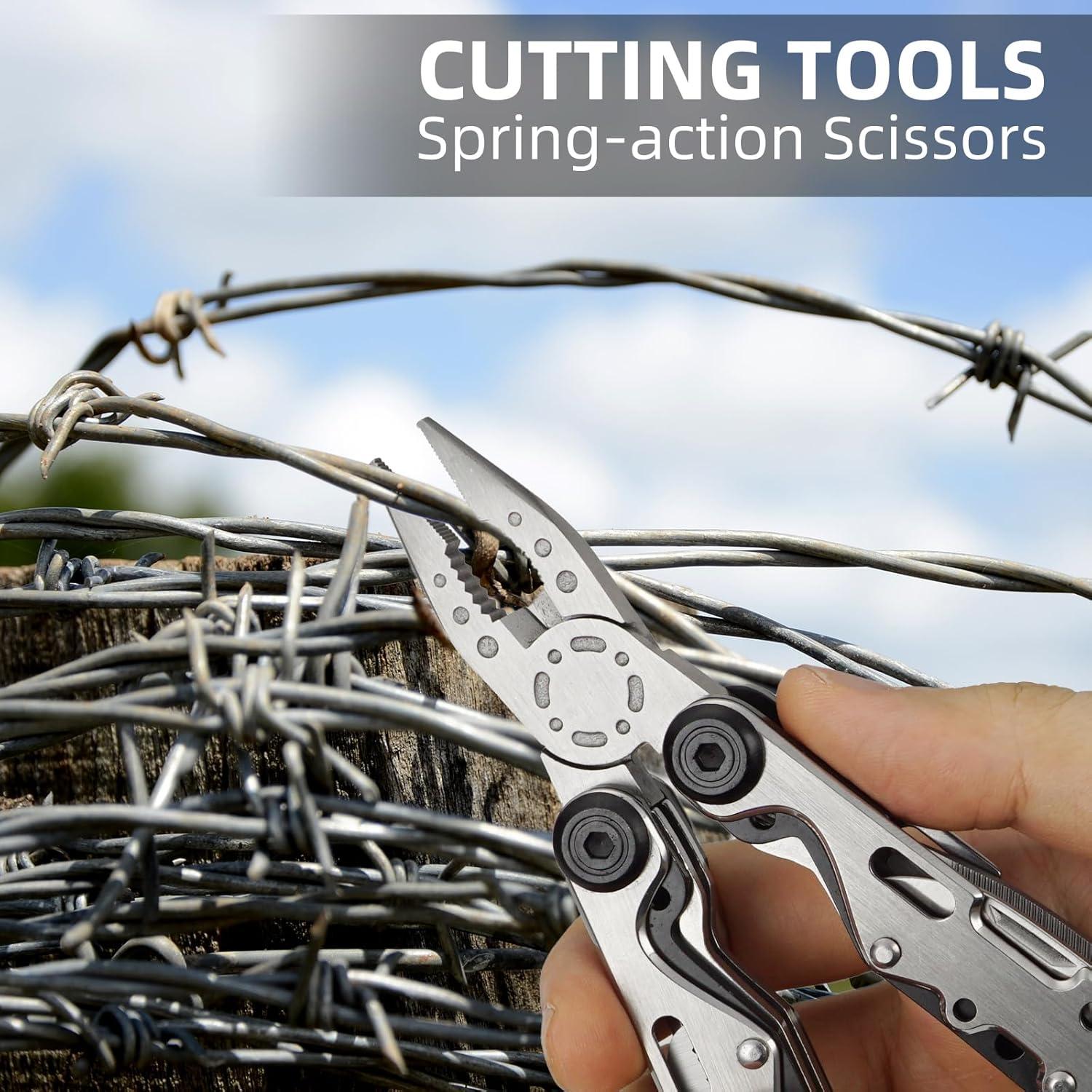 Multiherramienta 13 en 1 TPSXKWP con alicates y funda nylon