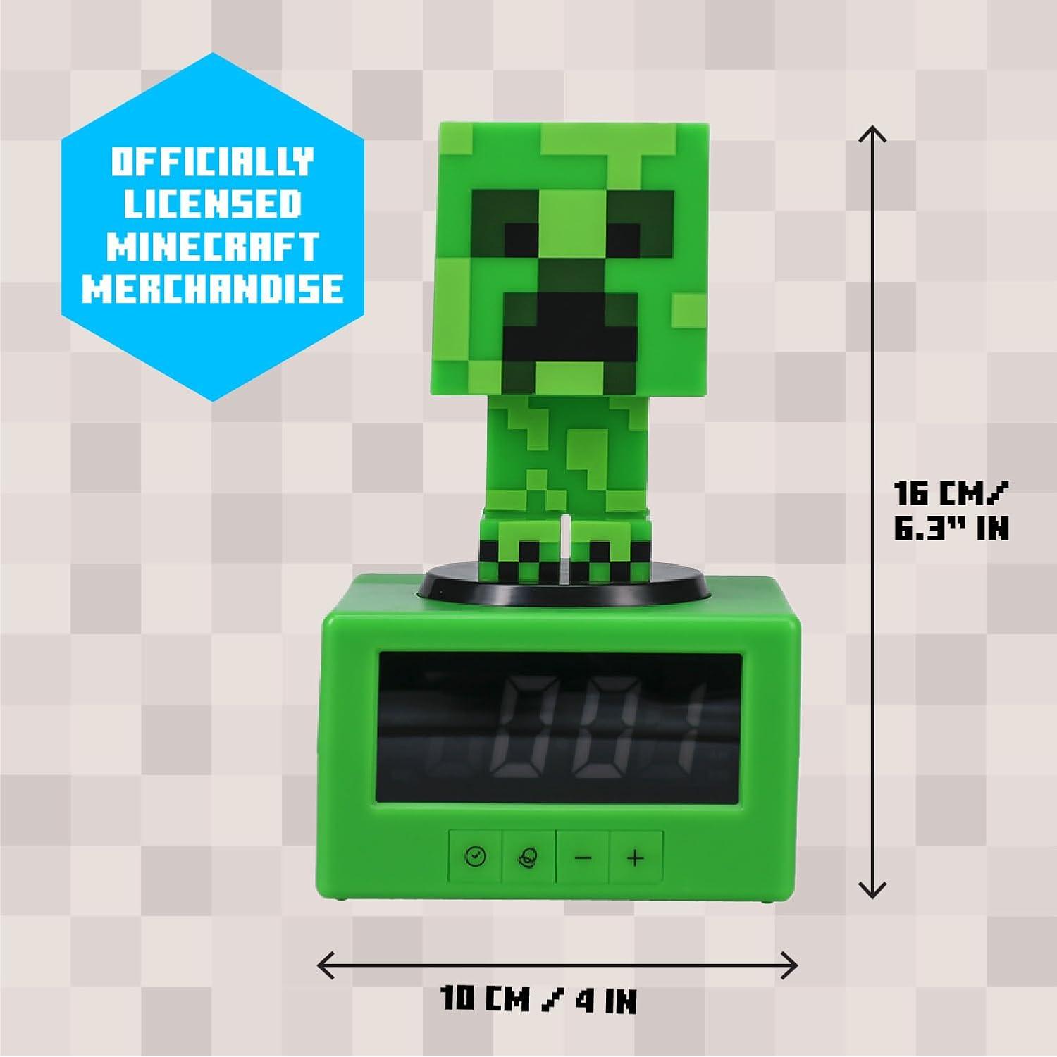 Reloj Despertador Creeper Paladone 16 cm para Niños