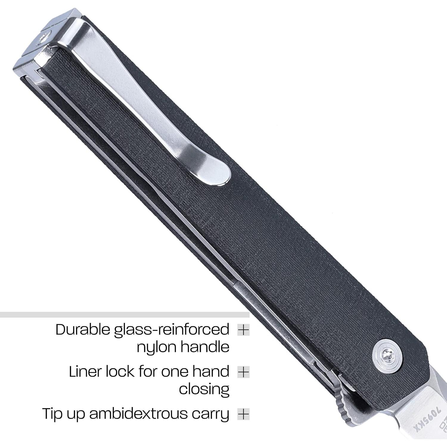 Cuchillo Plegable CRKT CEO 6.63 cm Acero Inoxidable