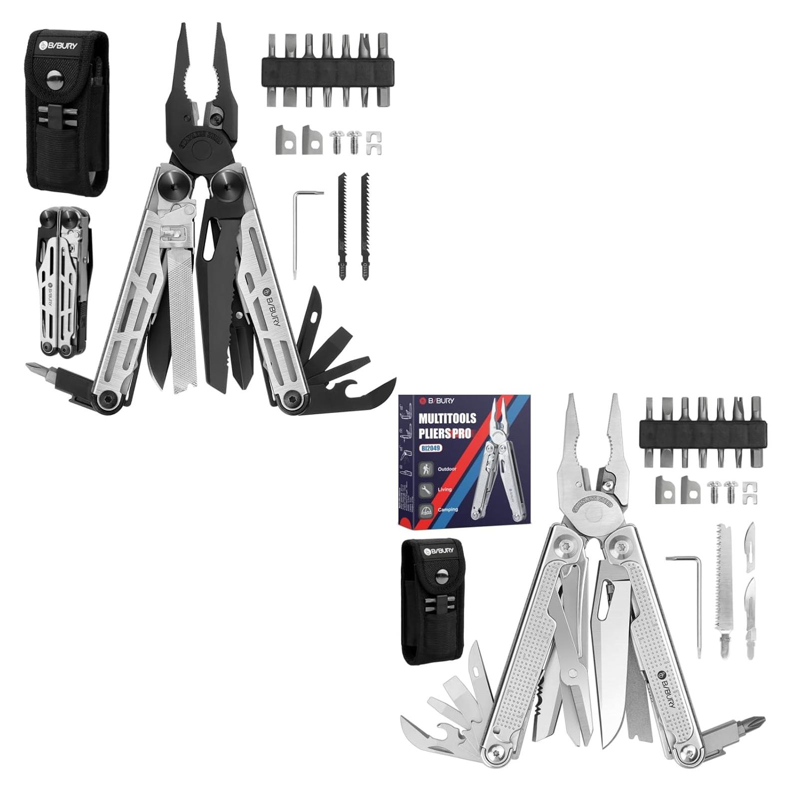 Multiherramienta BIBURY Pro BI2045/BI2049 con Pinzas y Accesorios