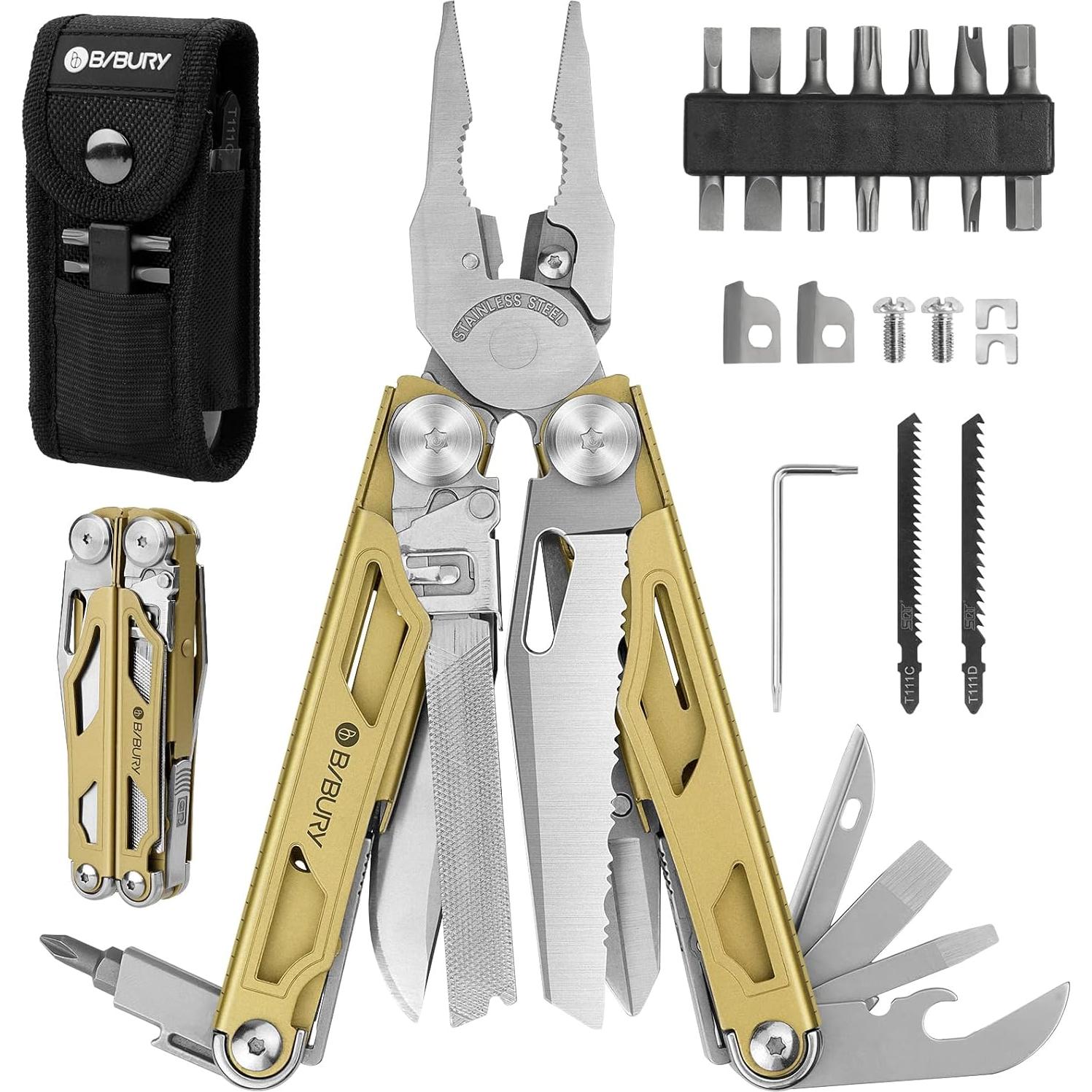 Multiherramienta BIBURY Pro BI2045 Plegable 31 Funciones