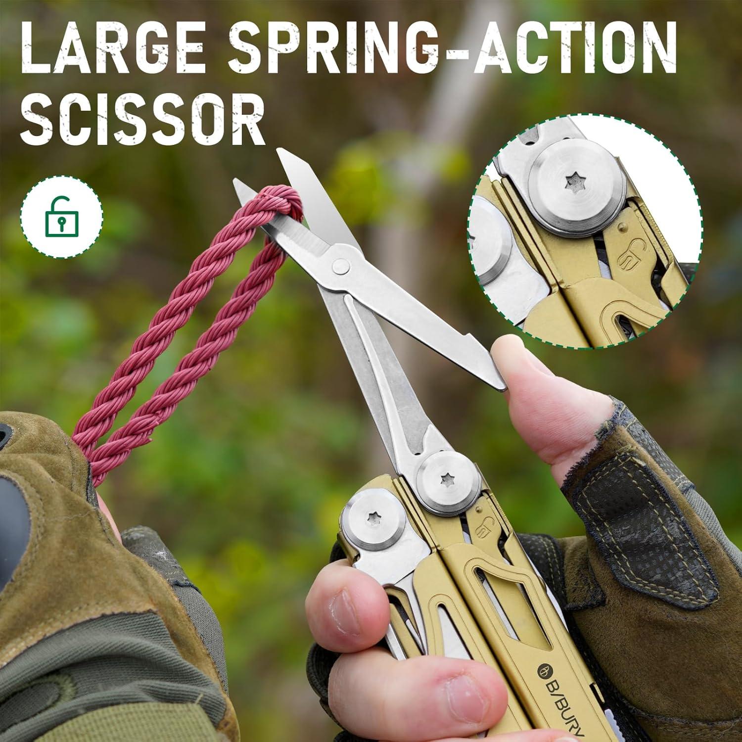 Multiherramienta BIBURY Pro BI2045 Plegable 31 Funciones