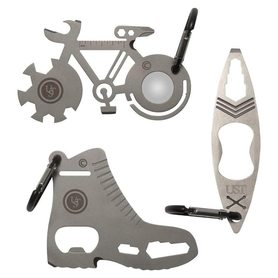 Paquete de 3 Multi Herramientas UST Tool-a-Long Acero Inoxidable