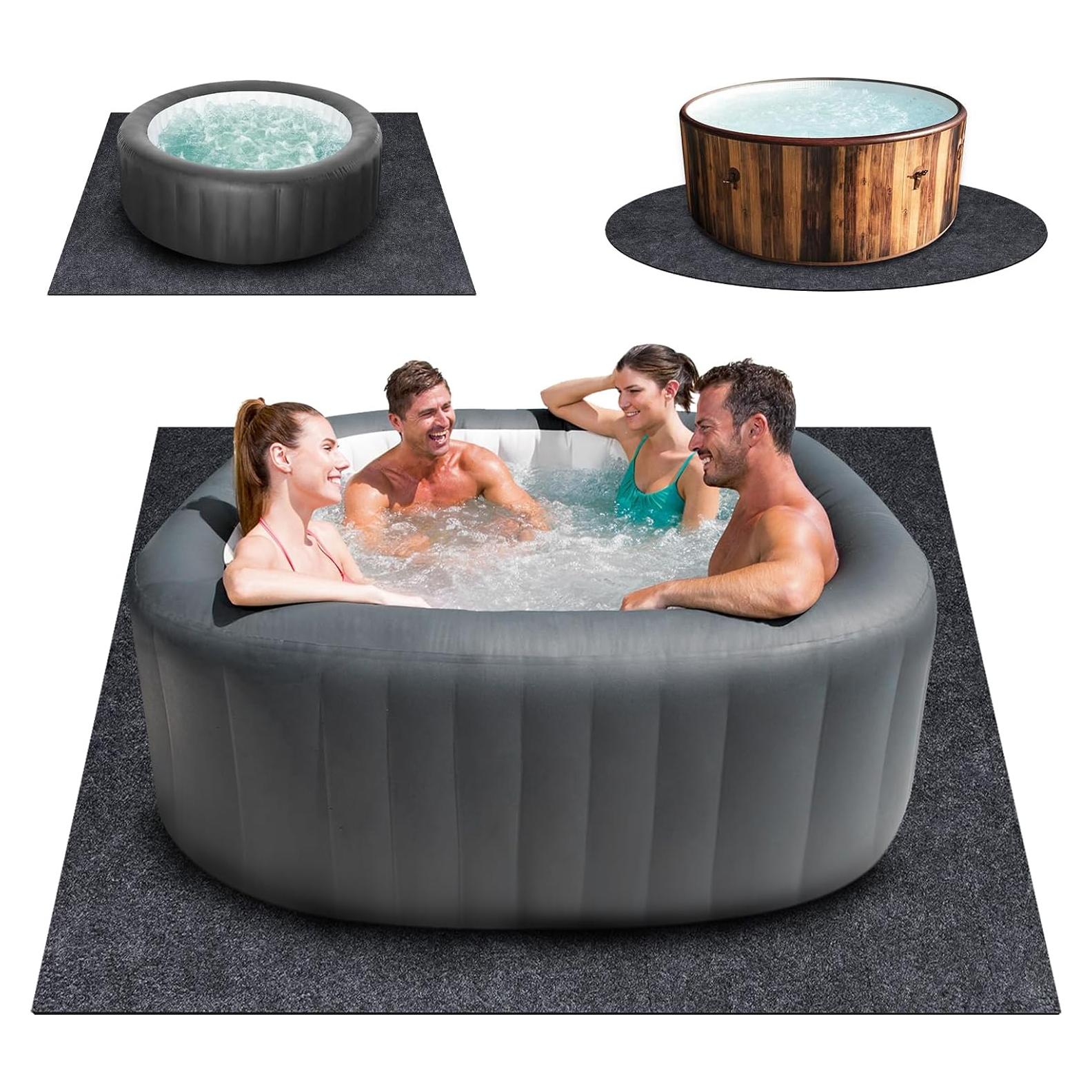 Almohadilla para Hidromasaje Aoebwpwi 80x80cm Antideslizante