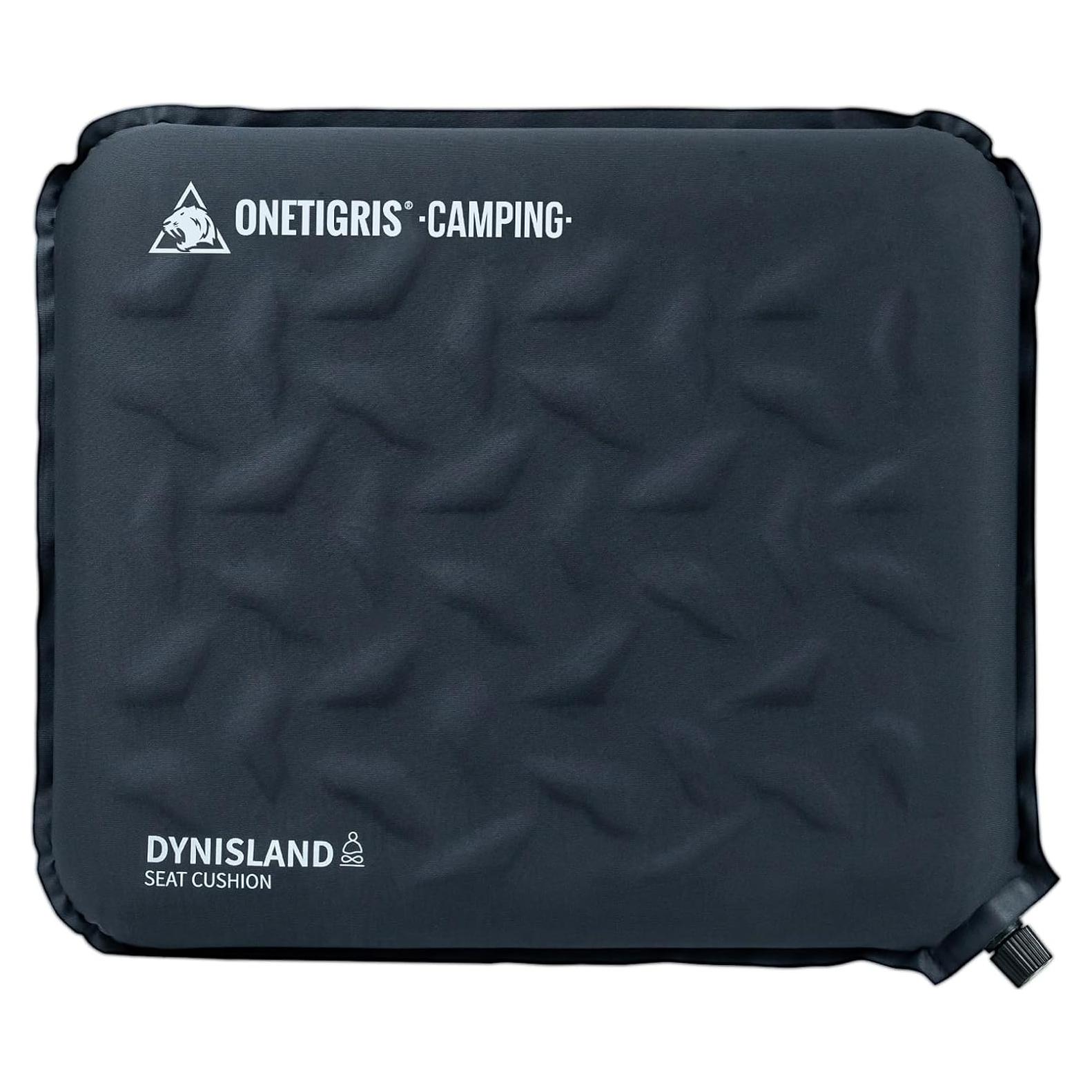Cojín Inflable OneTigris CE-CQZD01 Negro para Camping y Viajes
