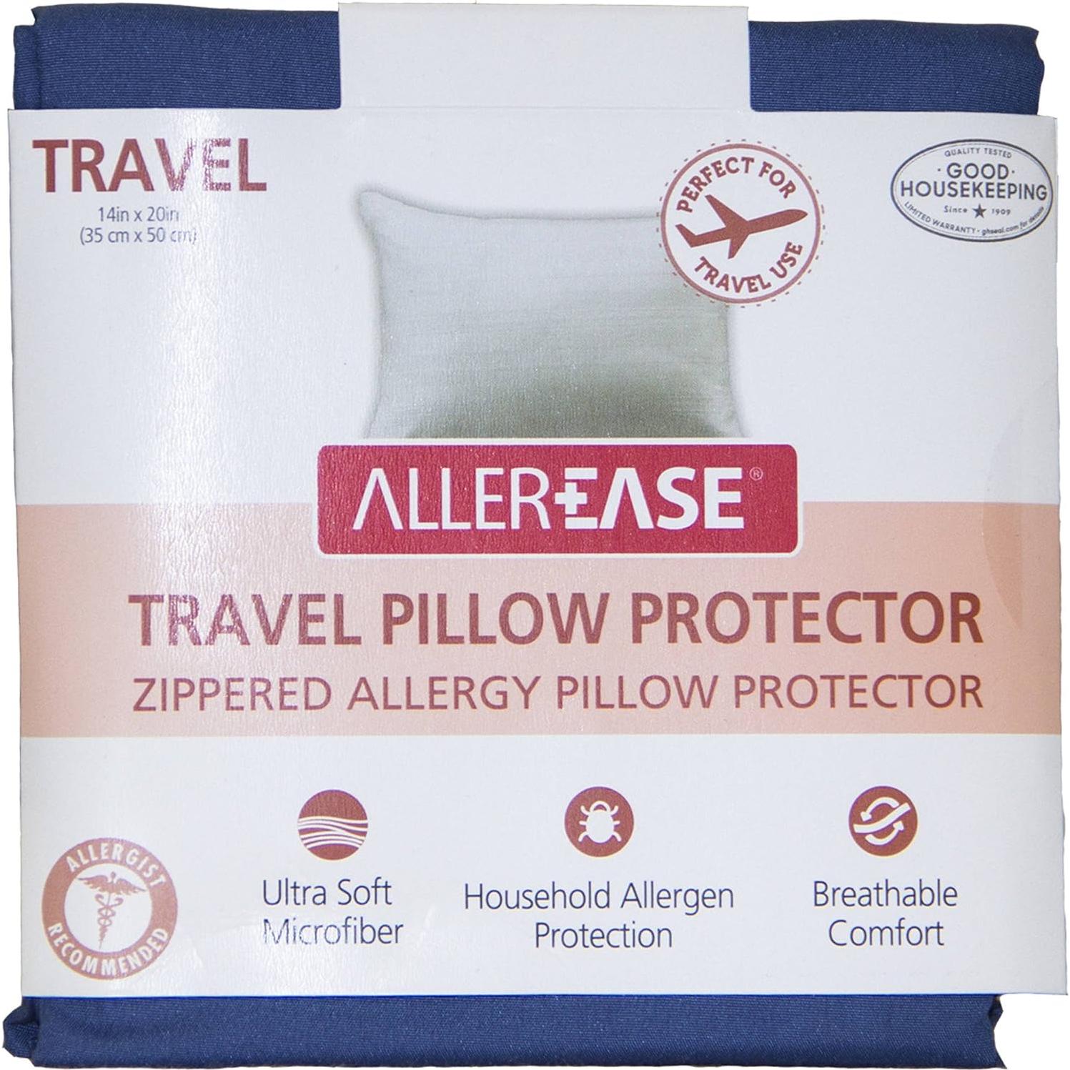 Protector de Almohada de Viaje AllerEase Microfibra 35.5x50.8cm