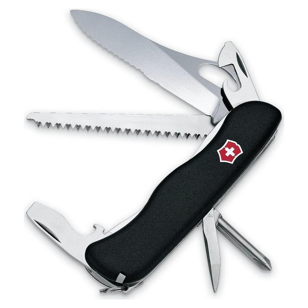 Cuchillo de bolsillo Victorinox One-Hand Trekker 111mm Negro