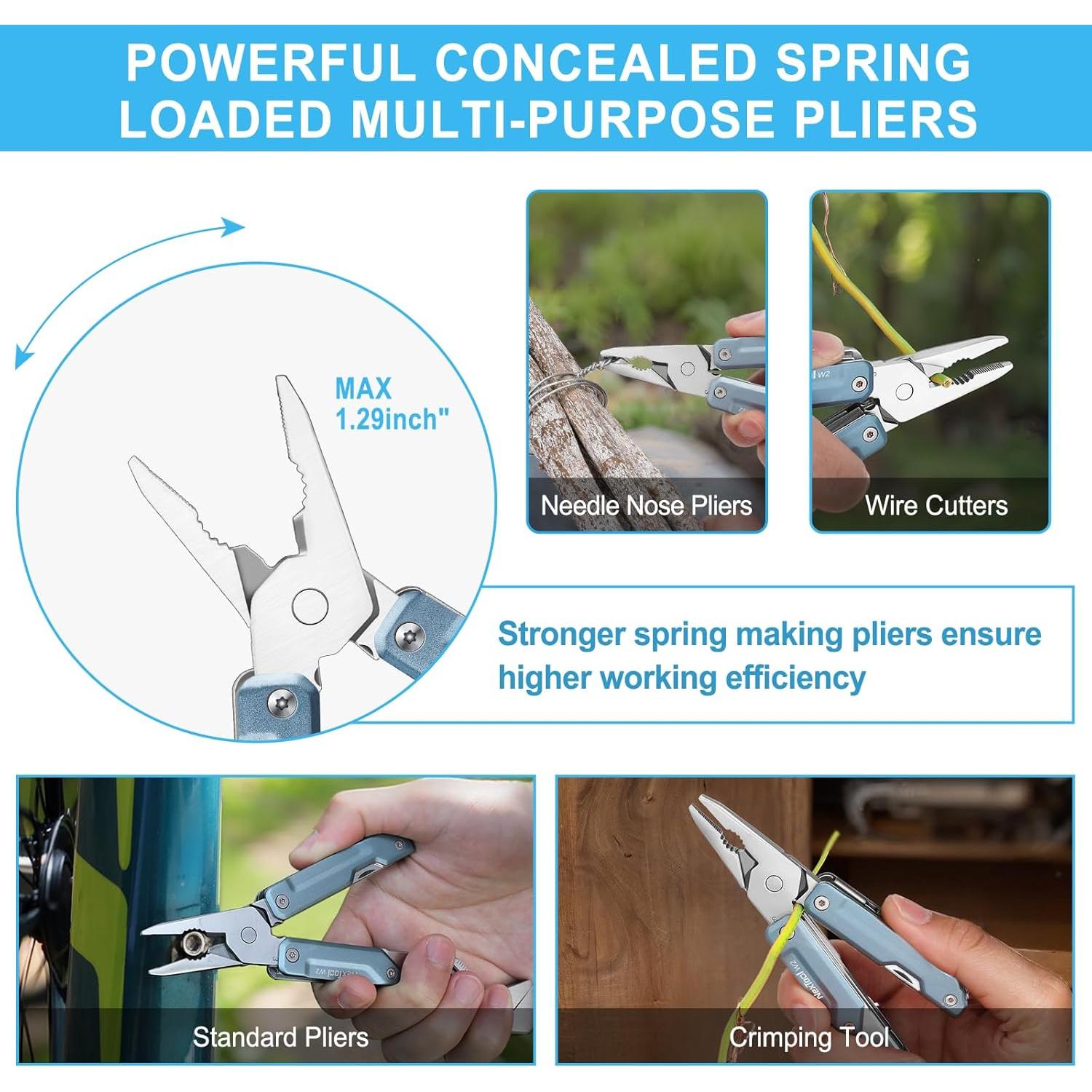 NexTool W2 Herramienta Multiusos 8 en 1 con Llave Ajustable