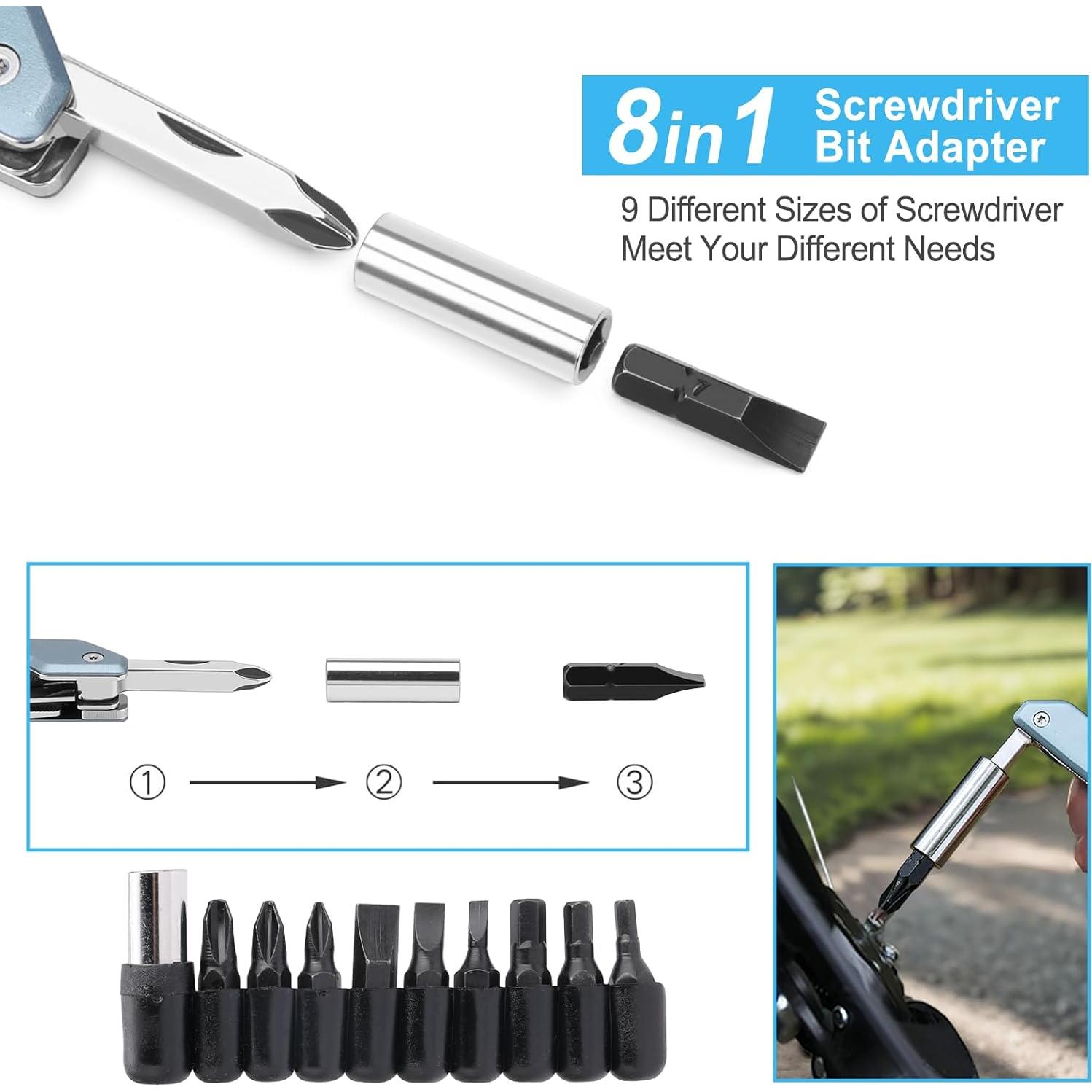 NexTool W2 Herramienta Multiusos 8 en 1 con Llave Ajustable