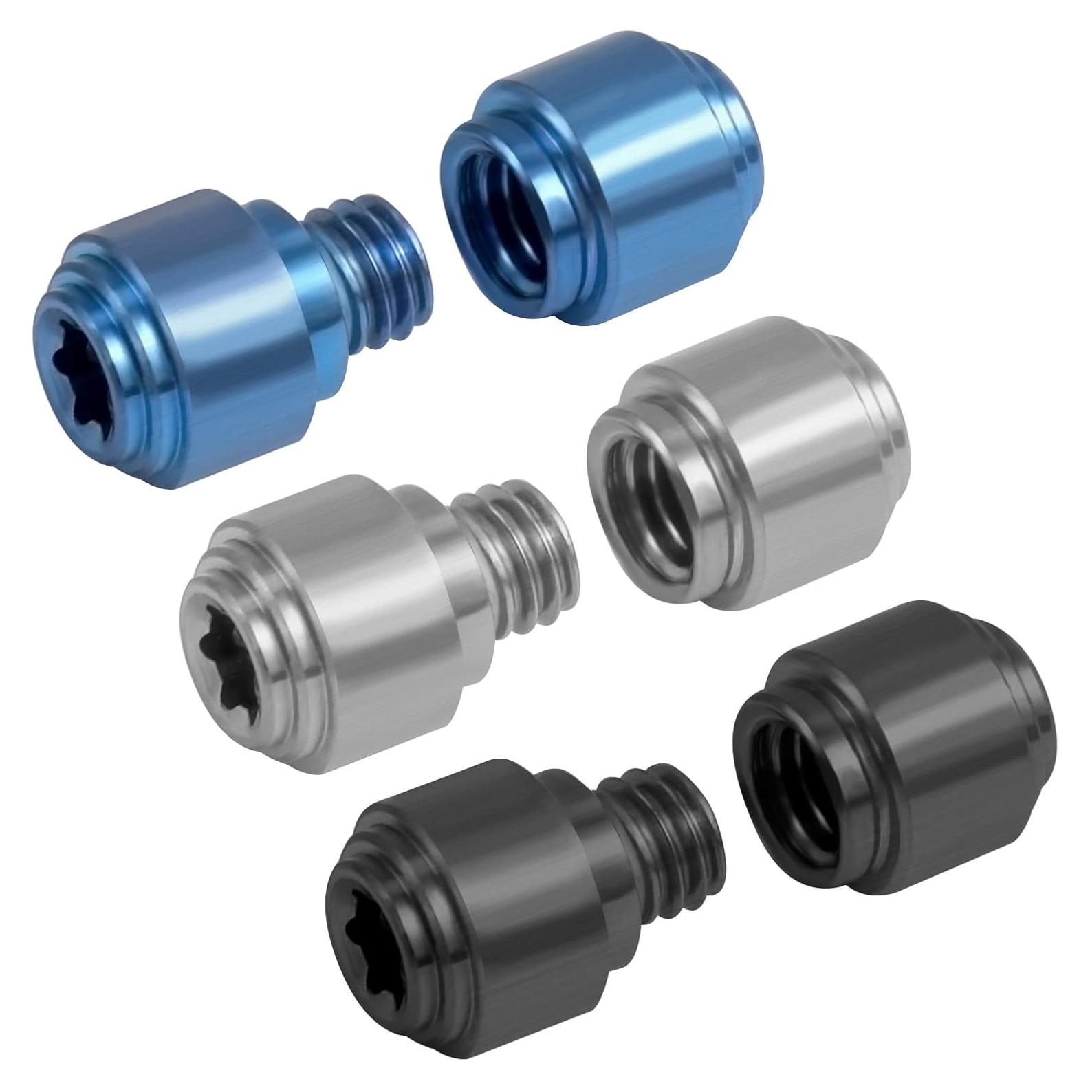 Savita 3 Juegos de Perillas de Pulgar Titanio para Cuchillas