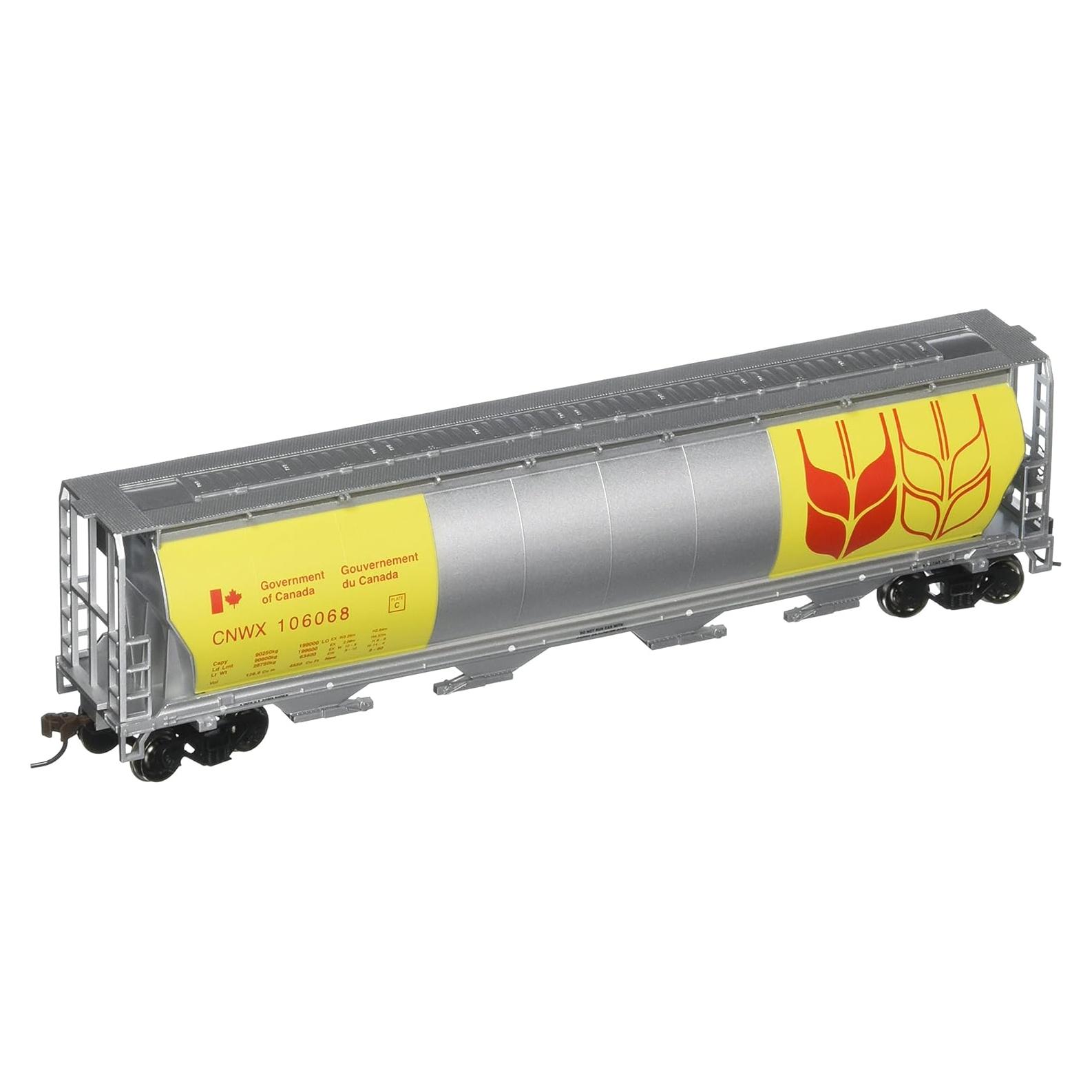 Vagón de Carga Cilíndrico 4 Bahías Bachmann HO Amarillo