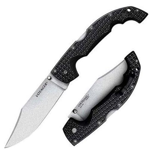 Cuchillo Plegable Cold Steel Voyager XL 14 cm AUS10A Griv-Ex