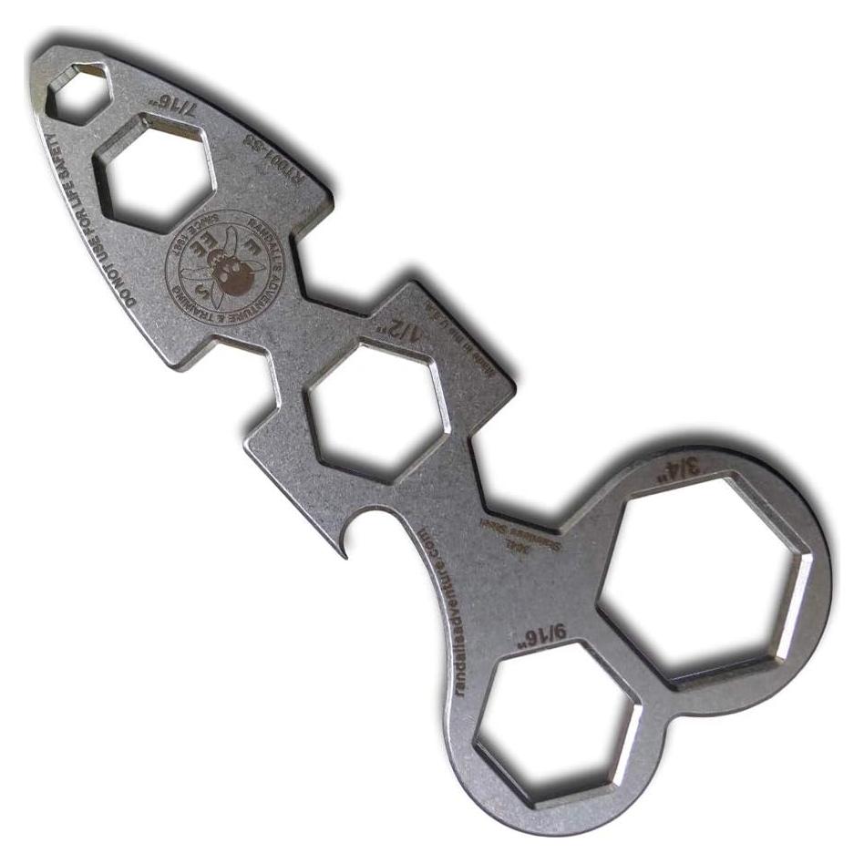 Llave WRAT ESEE Acero Inoxidable Pulido 10.2x2.5cm