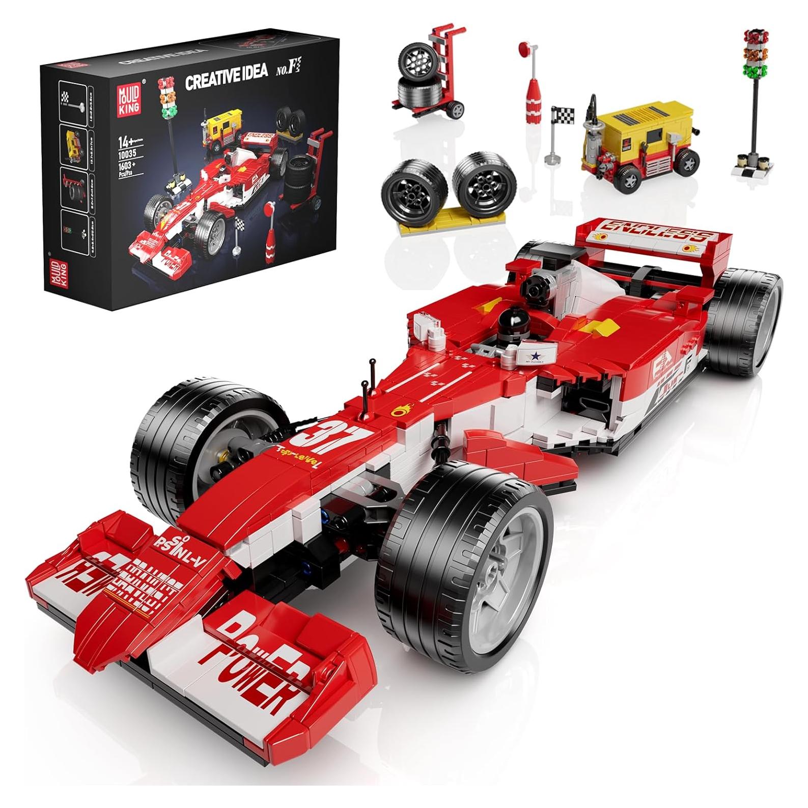 Mould King 10035 F1 Set Construcción Coche 1:12 1603 Piezas