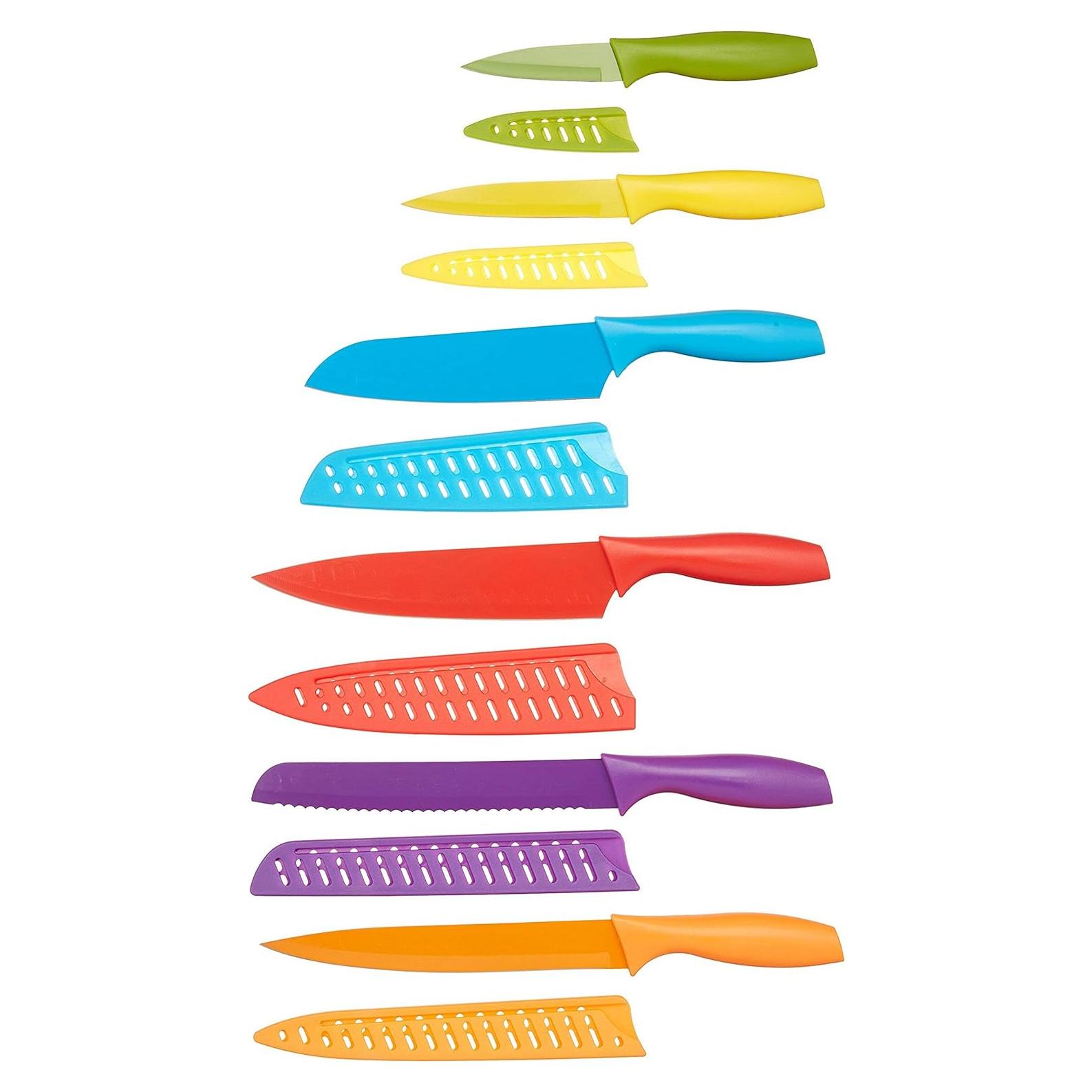 Juego de cuchillos de cocina 12 piezas Amazon Basics