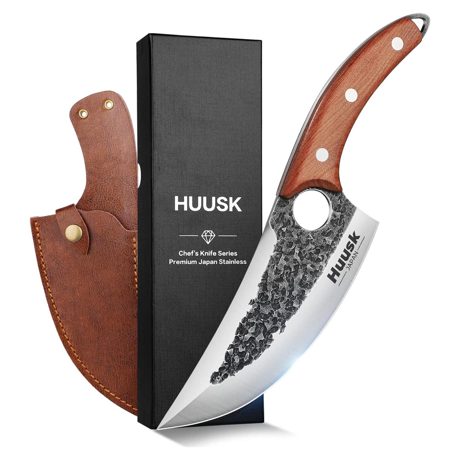 Cuchillo Huusk Japonés Forjado 18 cm Acero Alto Carbono