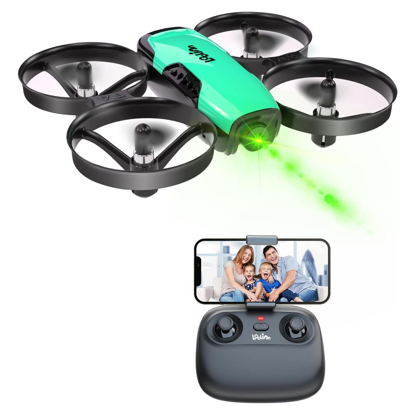 Dron Cuadricóptero Loolinn U61 con Cámara Ajustable para Niños