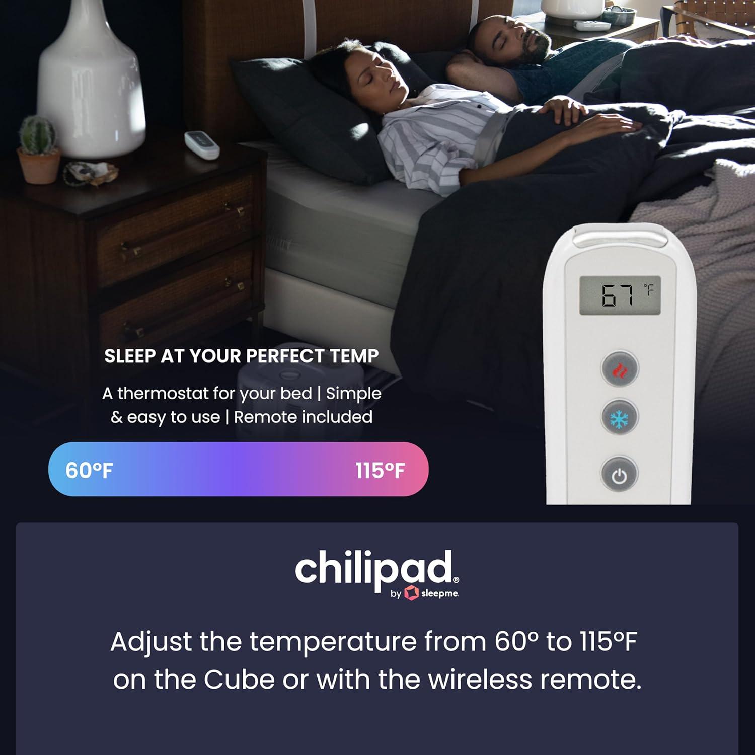 Sistema de Enfriamiento Chilipad Sleepme CP514 Queen Ajustable