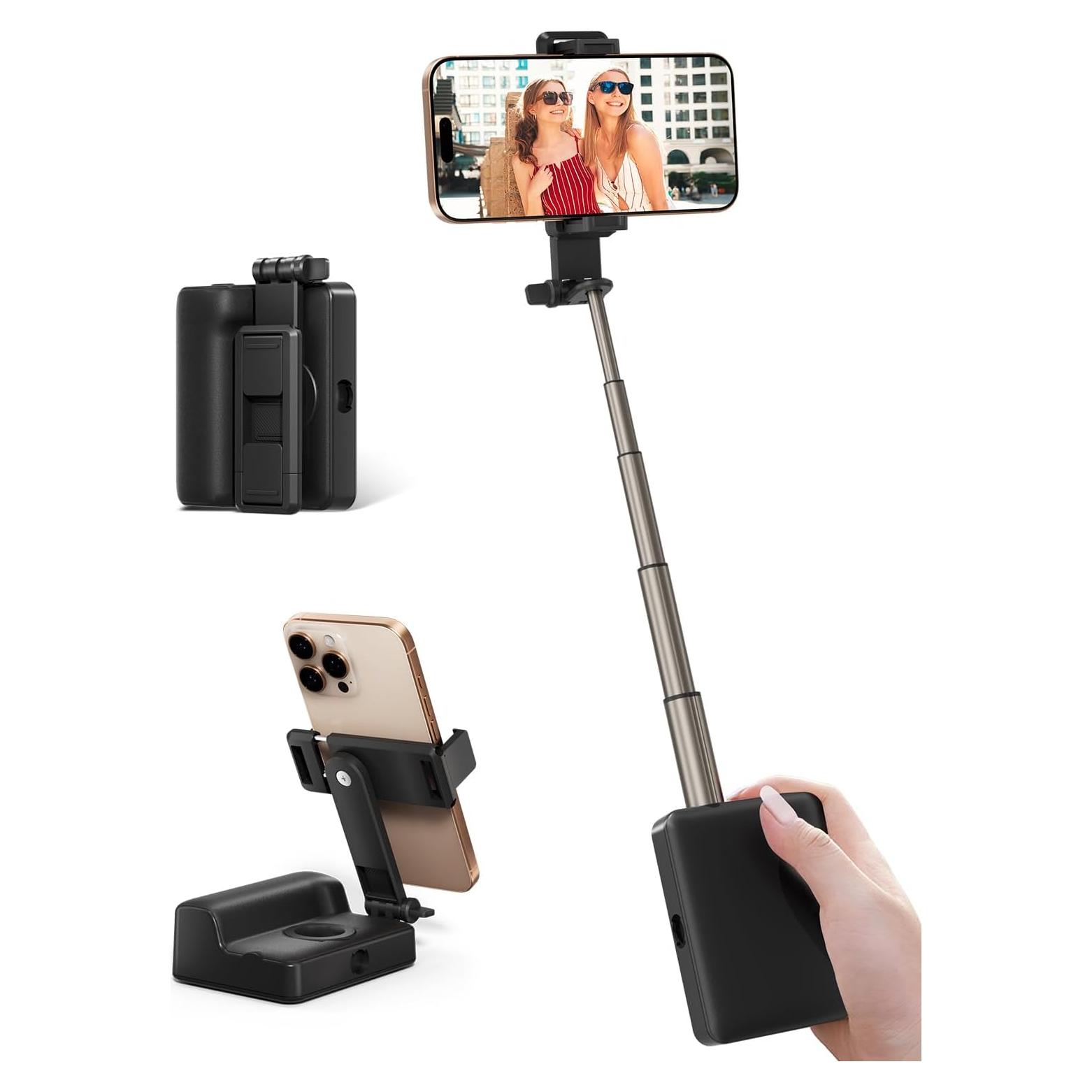 Soporte de Selfie Plegable Viozon 50.8 cm Aluminio Negro