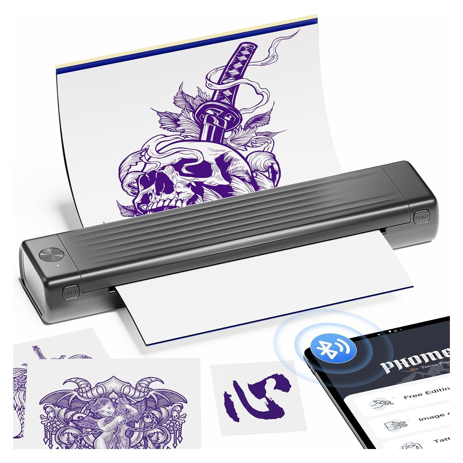 Impresora de Plantillas de Tatuajes Itari A886 Inalámbrica