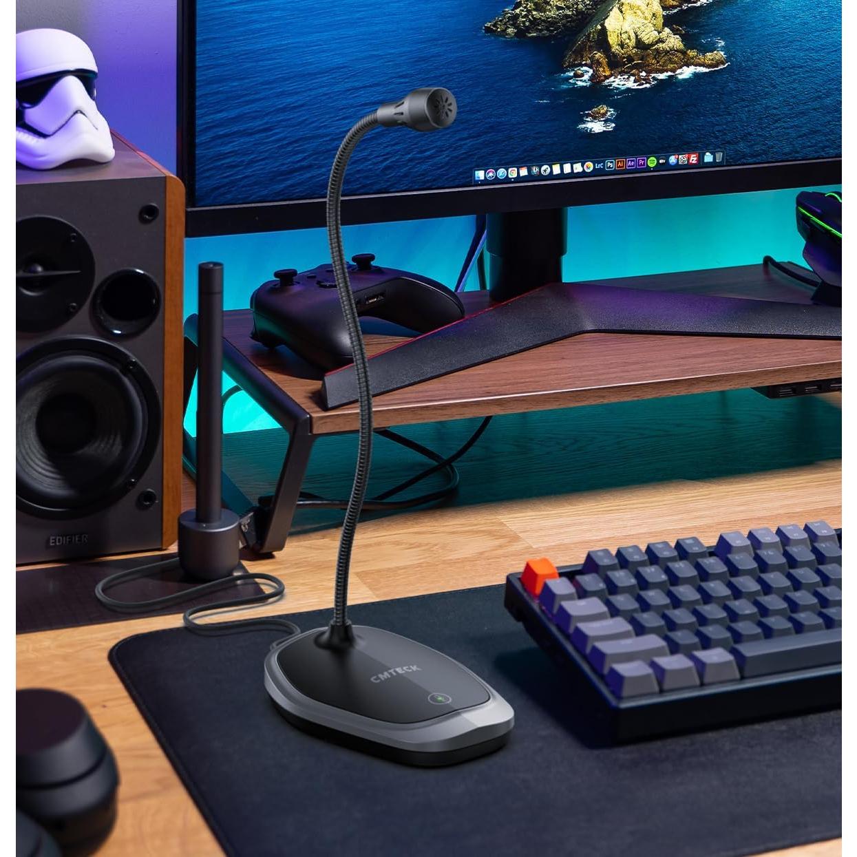 Micrófono USB CMTECK G009 de Escritorio Omnidireccional