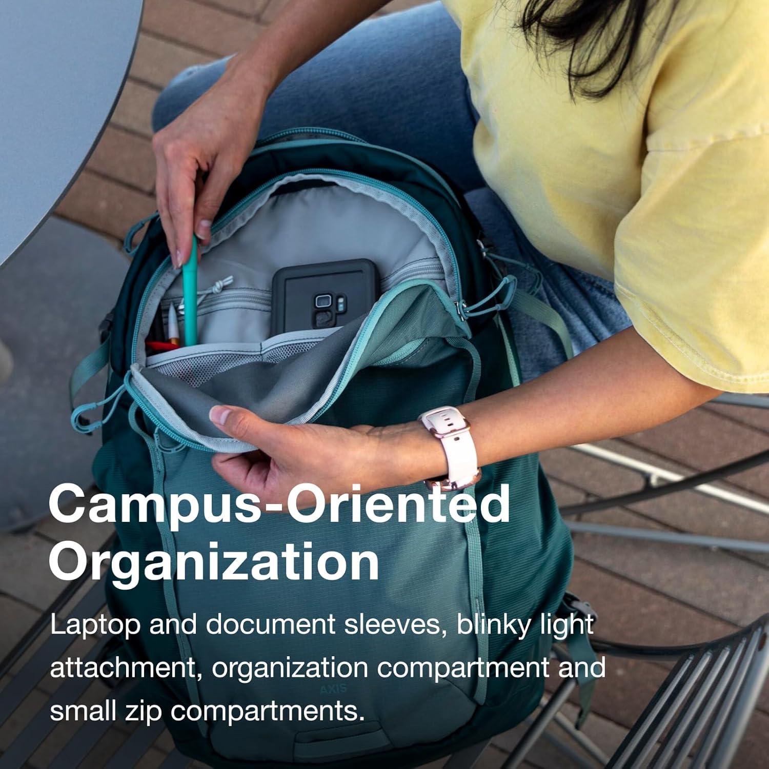 Mochila para Laptop Osprey Axis 26L Negra con Funda