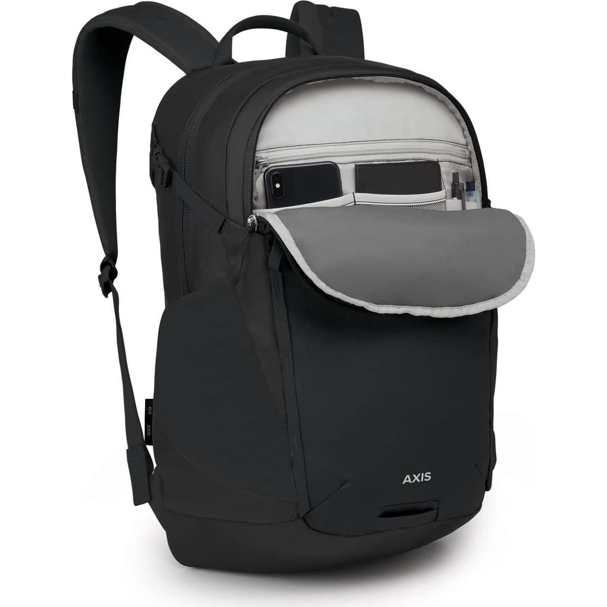 Mochila para Laptop Osprey Axis 26L Negra con Funda