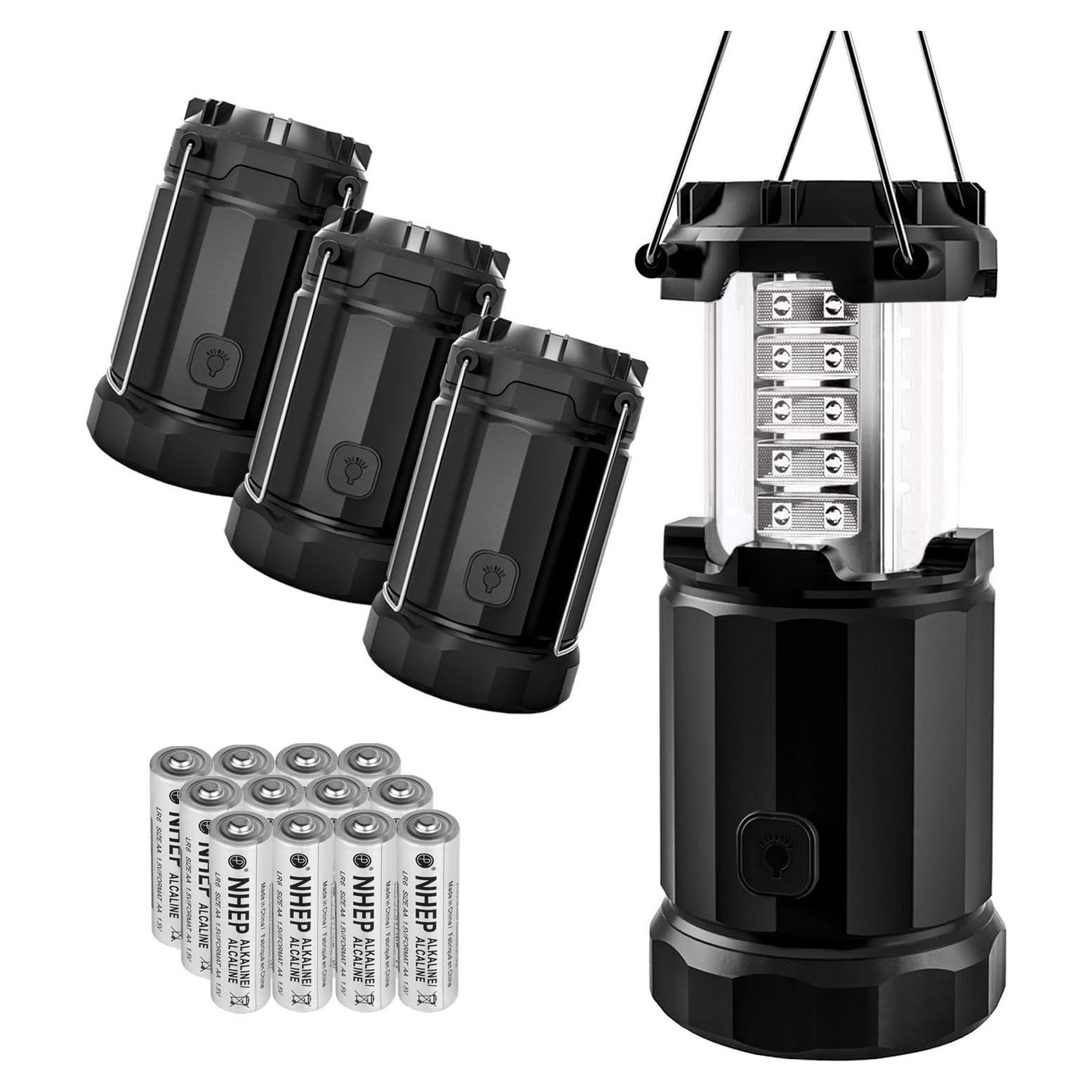 Linterna de Camping Etekcity CL30 LED 30 Horas 4 Pack