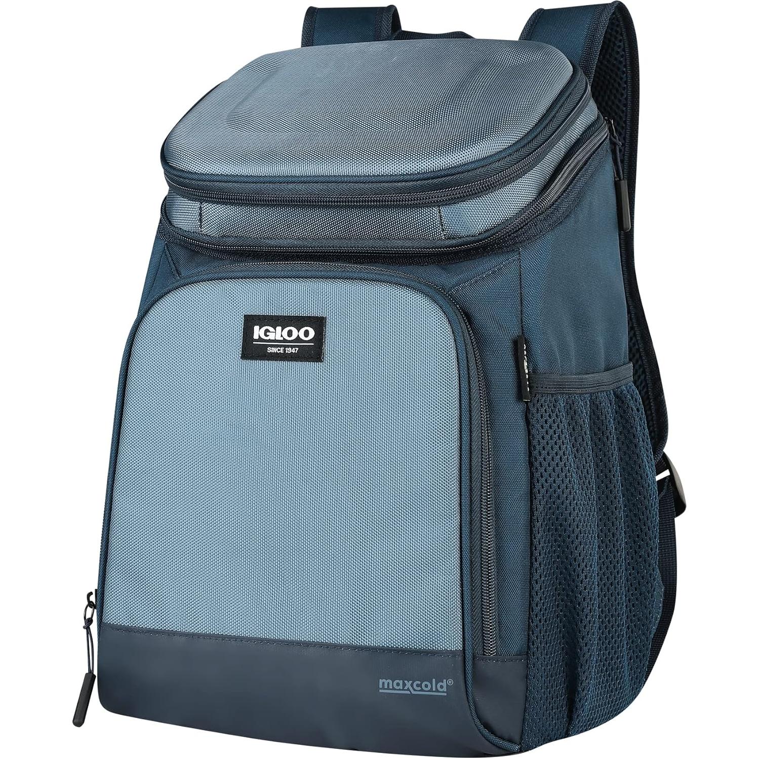 Mochila Nevera Igloo Softside 18 Latas Azul Ecológica