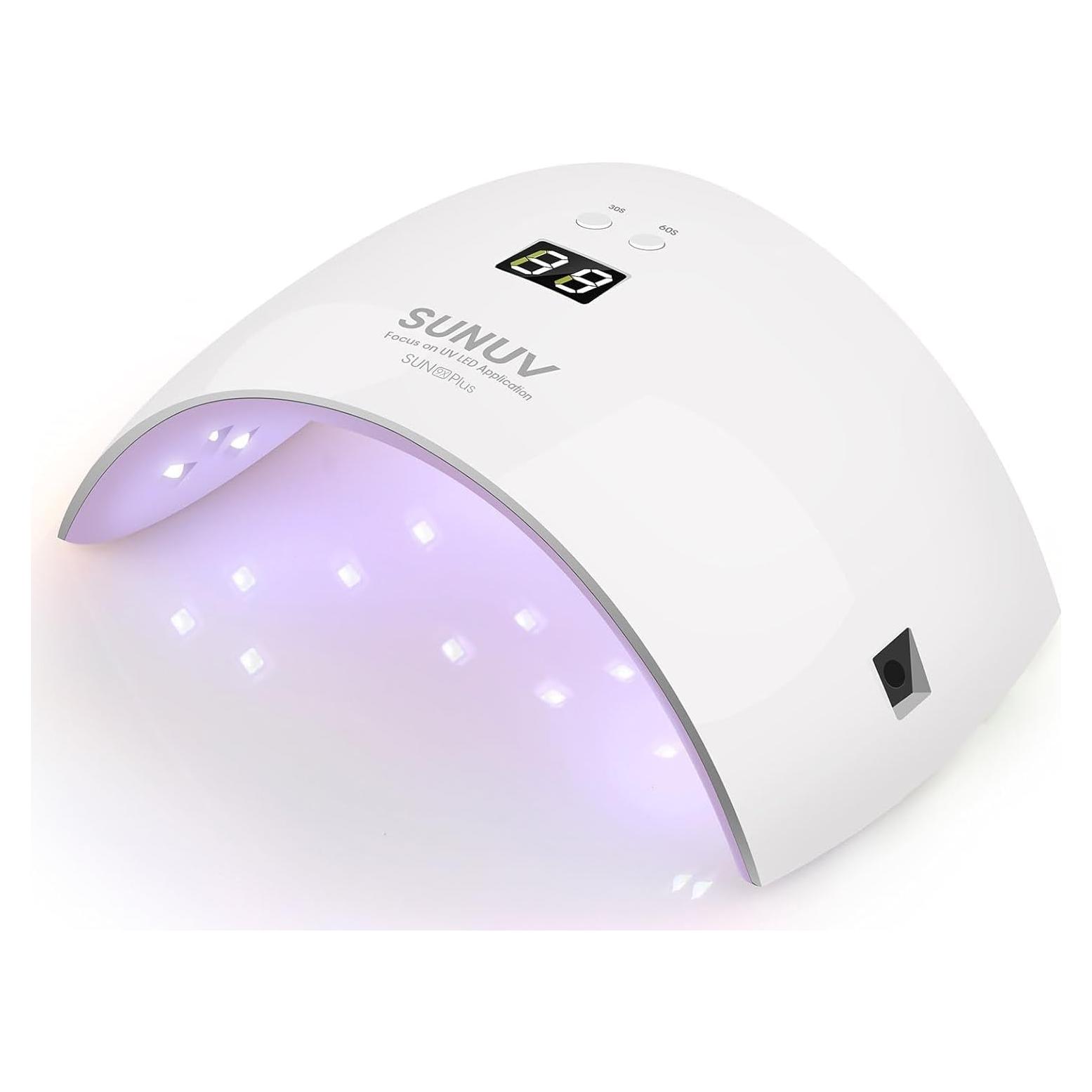 Secador UV para Uñas SUNUV SUN9X Plus Rosa, 2 Temporizadores