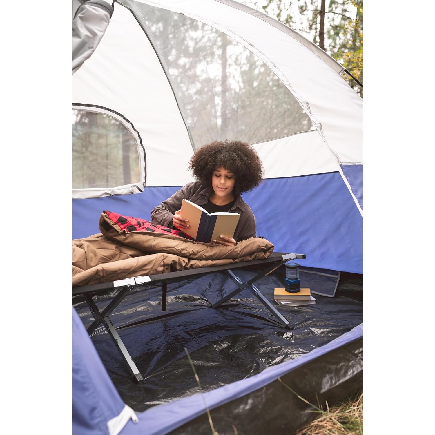 Cama de Camping Plegable Stansport Base Camp 203x76 cm